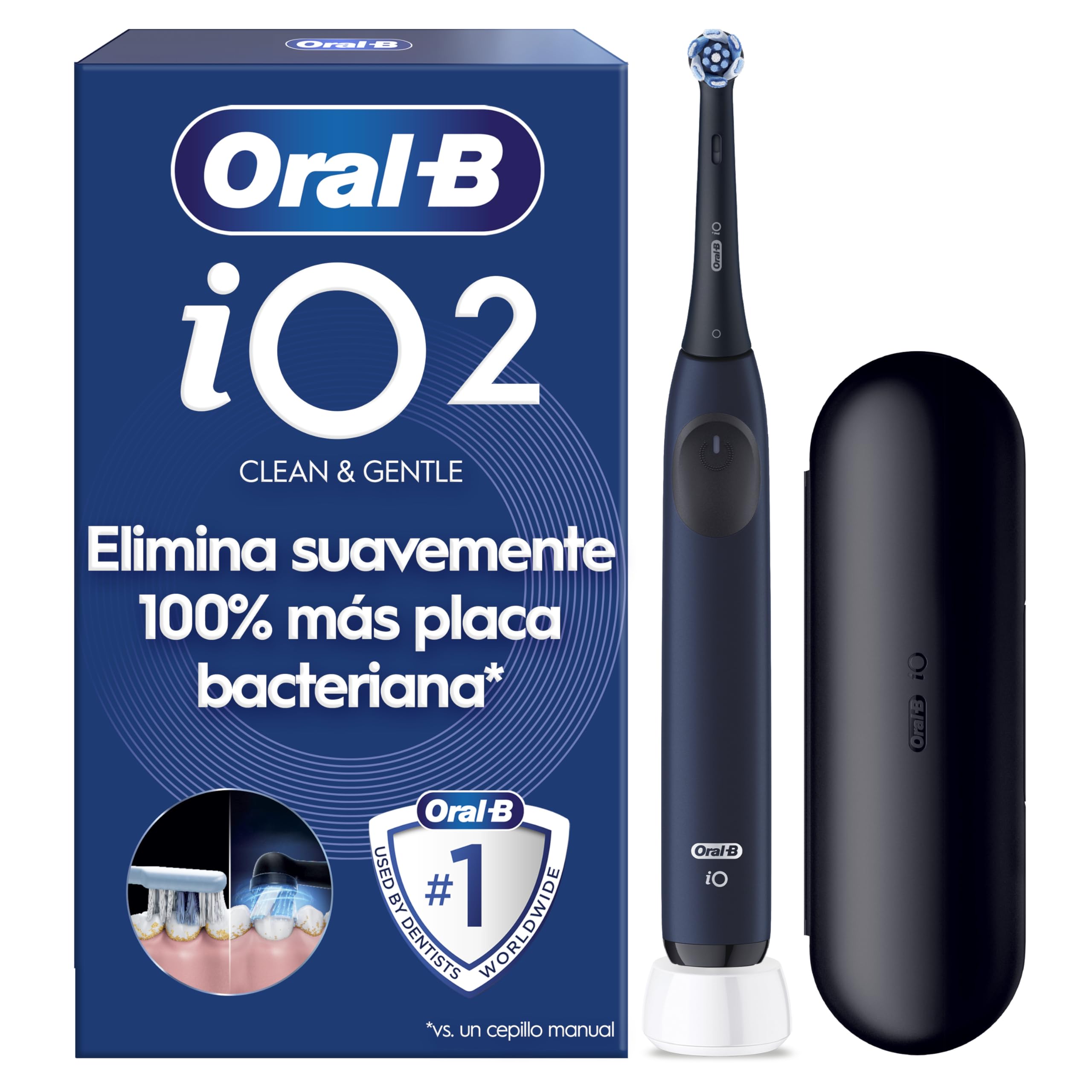 Oral-B iO Series 2 - Elektriskā zobu birste ar spiediena sensoru un ceļojumu futrāli