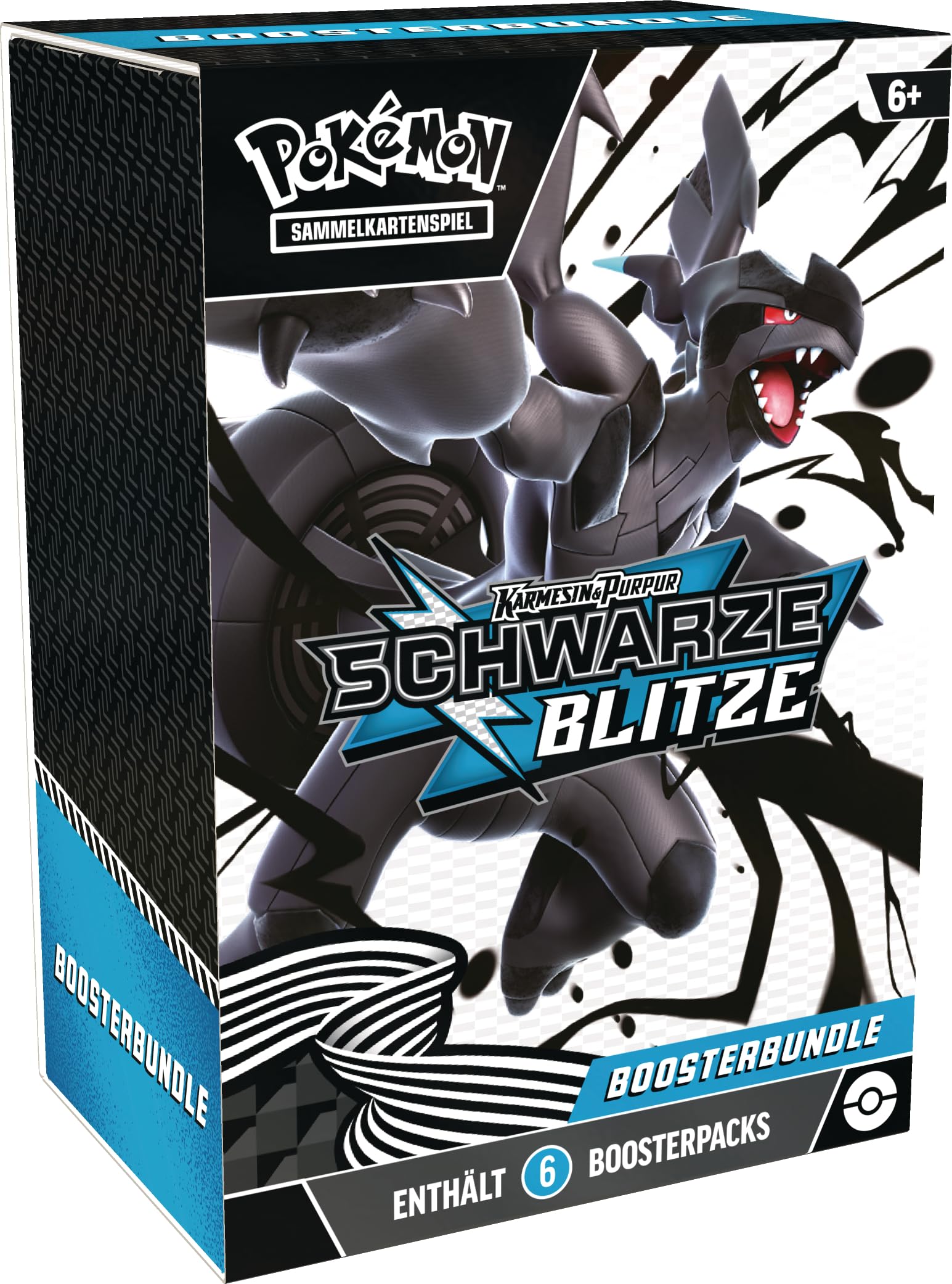 Pokémon Booster komplekts Karmesin & Purpur Švarce Blitze - Kolekcijas kāršu spēle: (6 pastiprinājuma komplekti)