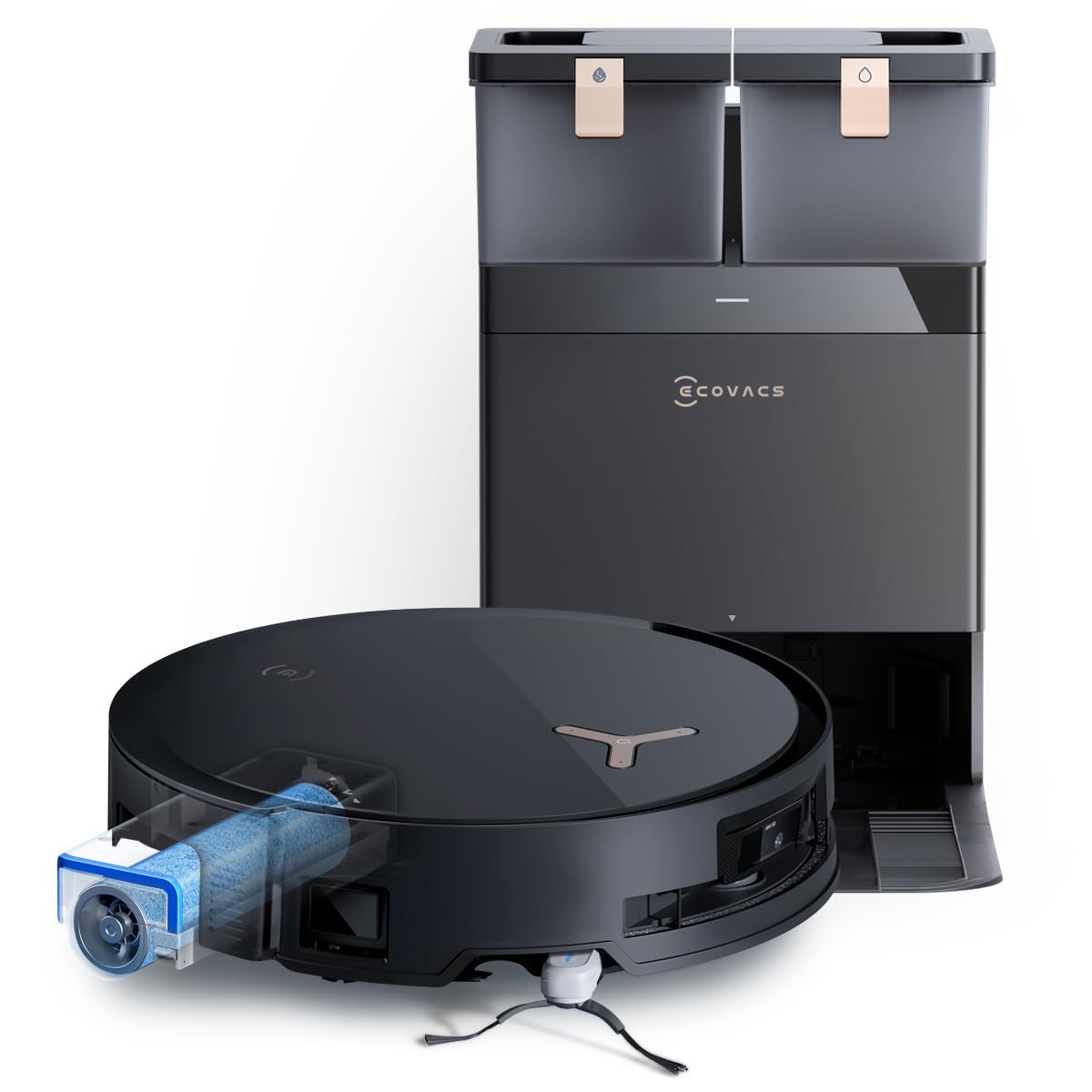 Ecovacs Deebot X8 Pro Omni - robots putekļsūcējs ar mazgāšanas funkciju, 18 000 Pa