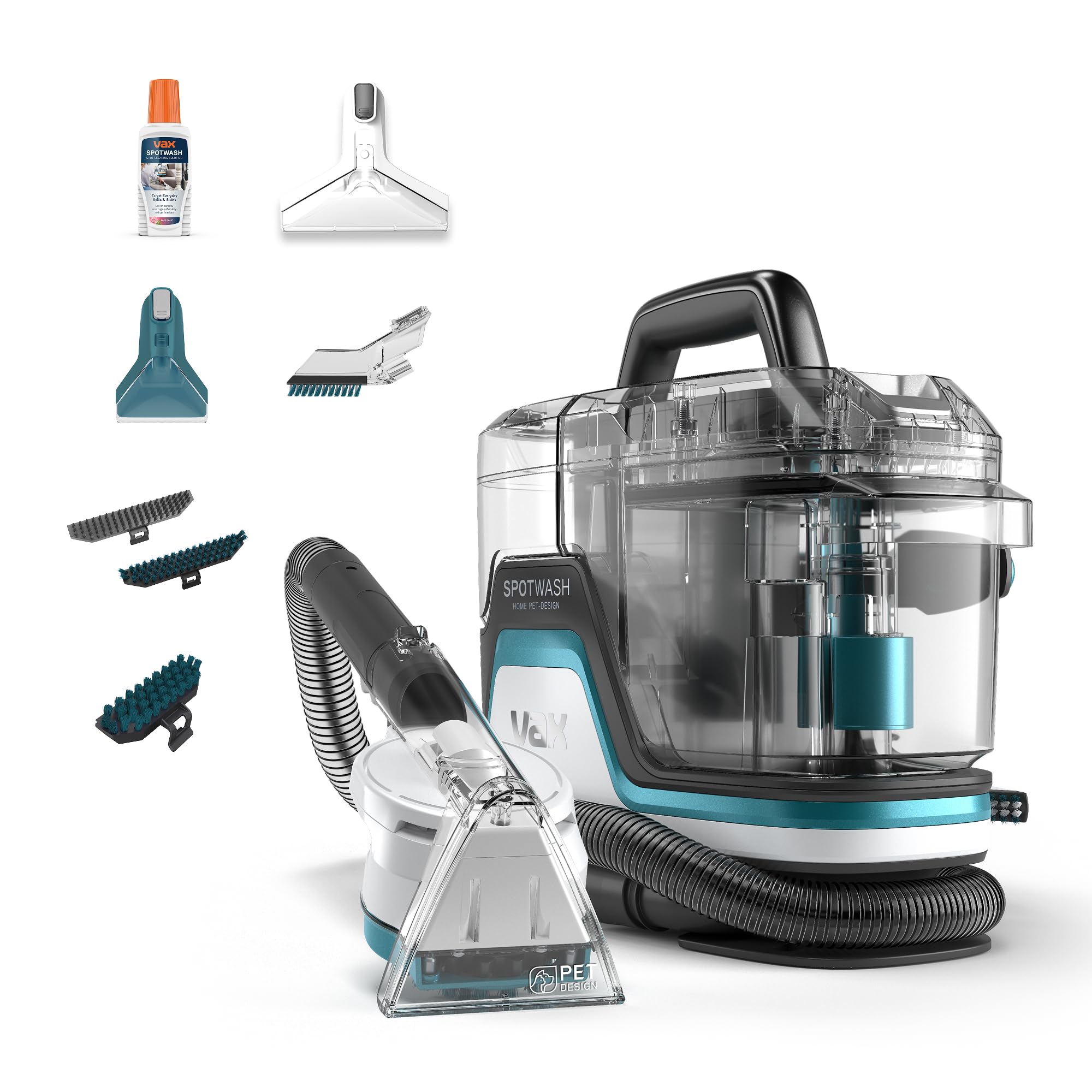 Vax SpotWash Home Pet fleku 1-1-143387 - Mīksto mēbeļu mazgājošais putekļu sucējs ar SpinScrub tehnoloģiju