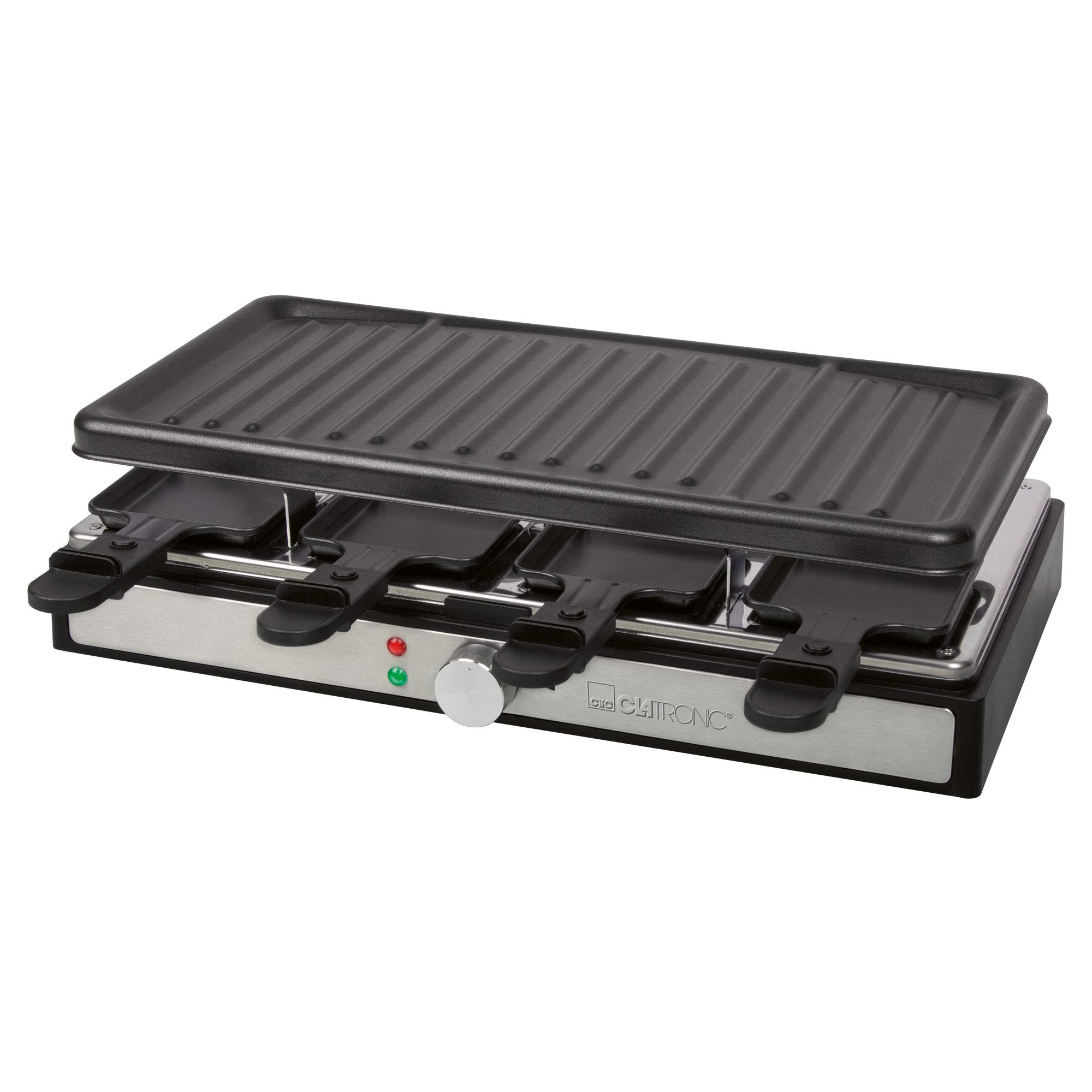 Clatronic RG 3757 - raclette grils 8 personām, 1400 w