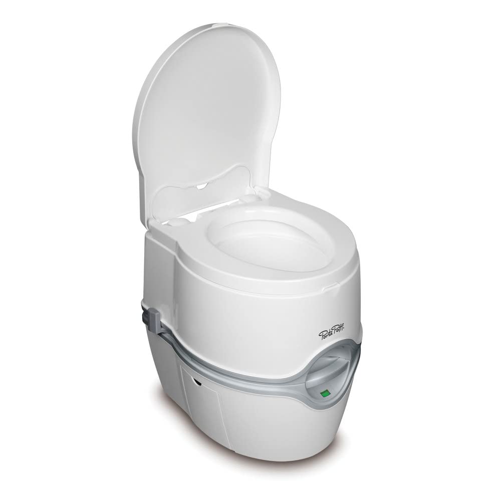 Porta Potti 92306 - Portatīvā tualete ar akumulatora skalošanu, kempingam un brīvdabai