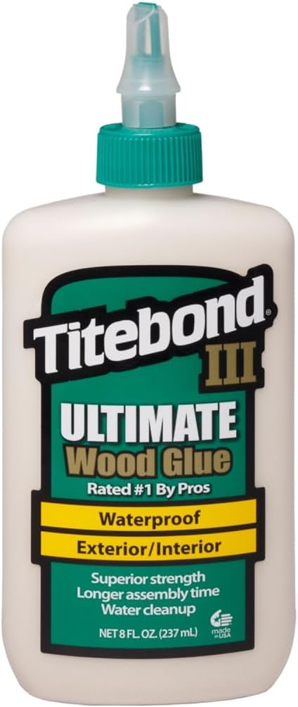 Titebond III ultimate 1415 - Koka līme ūdensizturīga stipra saķere, 237 ml