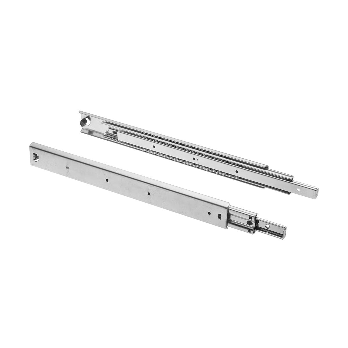 GTV H53 - lodīšu vadotne atvilktnēm 550 mm, cinkots tērauds, 100 kg, 1 komplekts