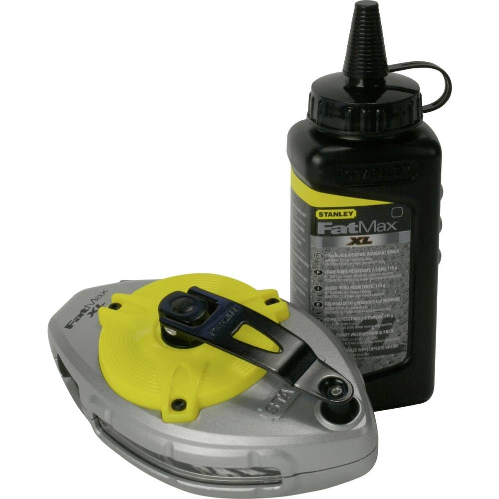 Stanley FatMax 0-47-488 - Krāsošanas marķiera komplekts + melnā pulvera pudele.