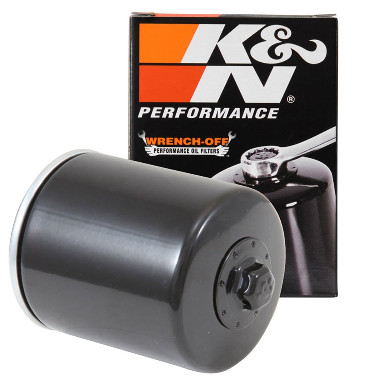 K&N KN-171B - Eļļas filtrs motocikliem Harley Davidson un Buell, 74x94mm
