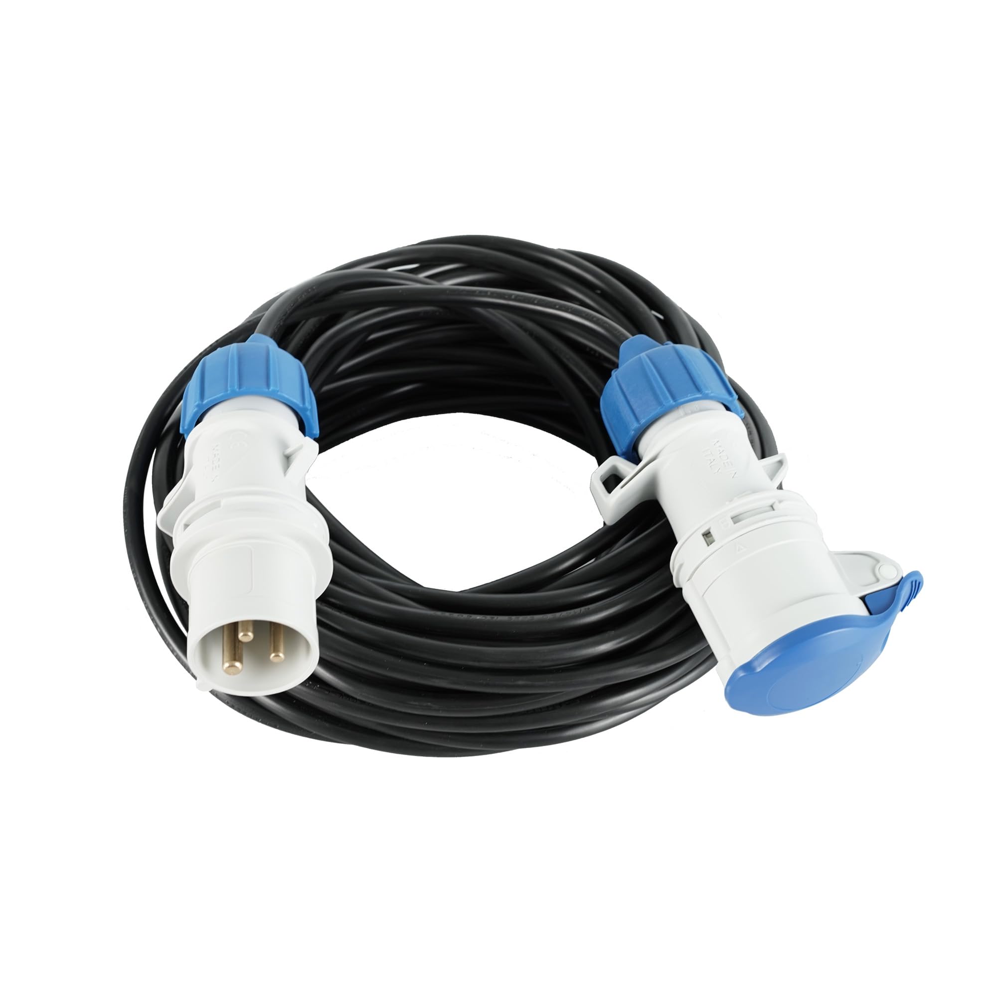 Fanton 92909 CEE - Pagarinātājs 20 m, 3G1,5 H05VV-F, 16A 220V, IP44, dārzam, būvlaukumam, kempingam