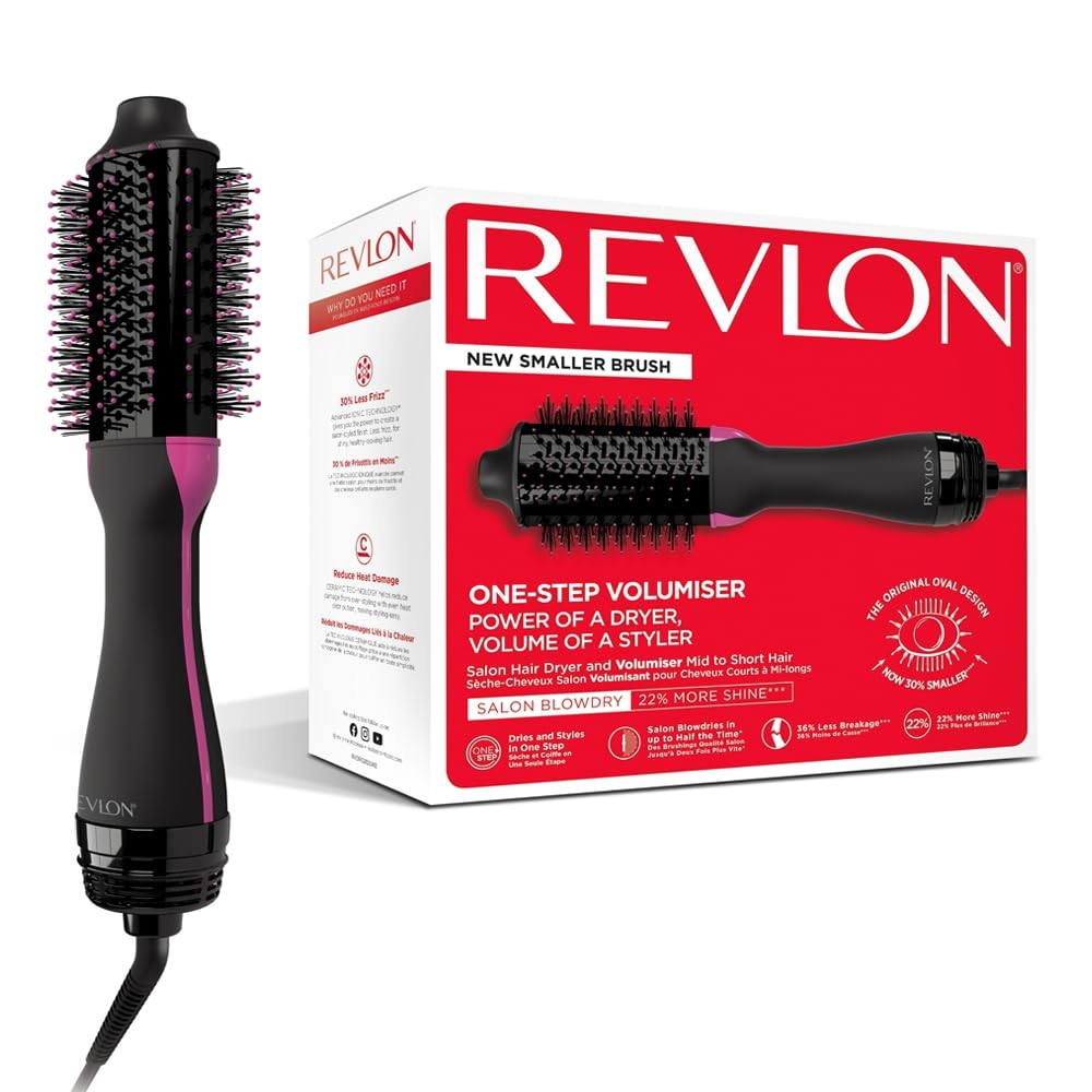 Revlon Salon One-Step RVDR5282UKE - Matu žāvētājs un apjoma veidotājs īsiem un vidēja garuma matiem, 800W