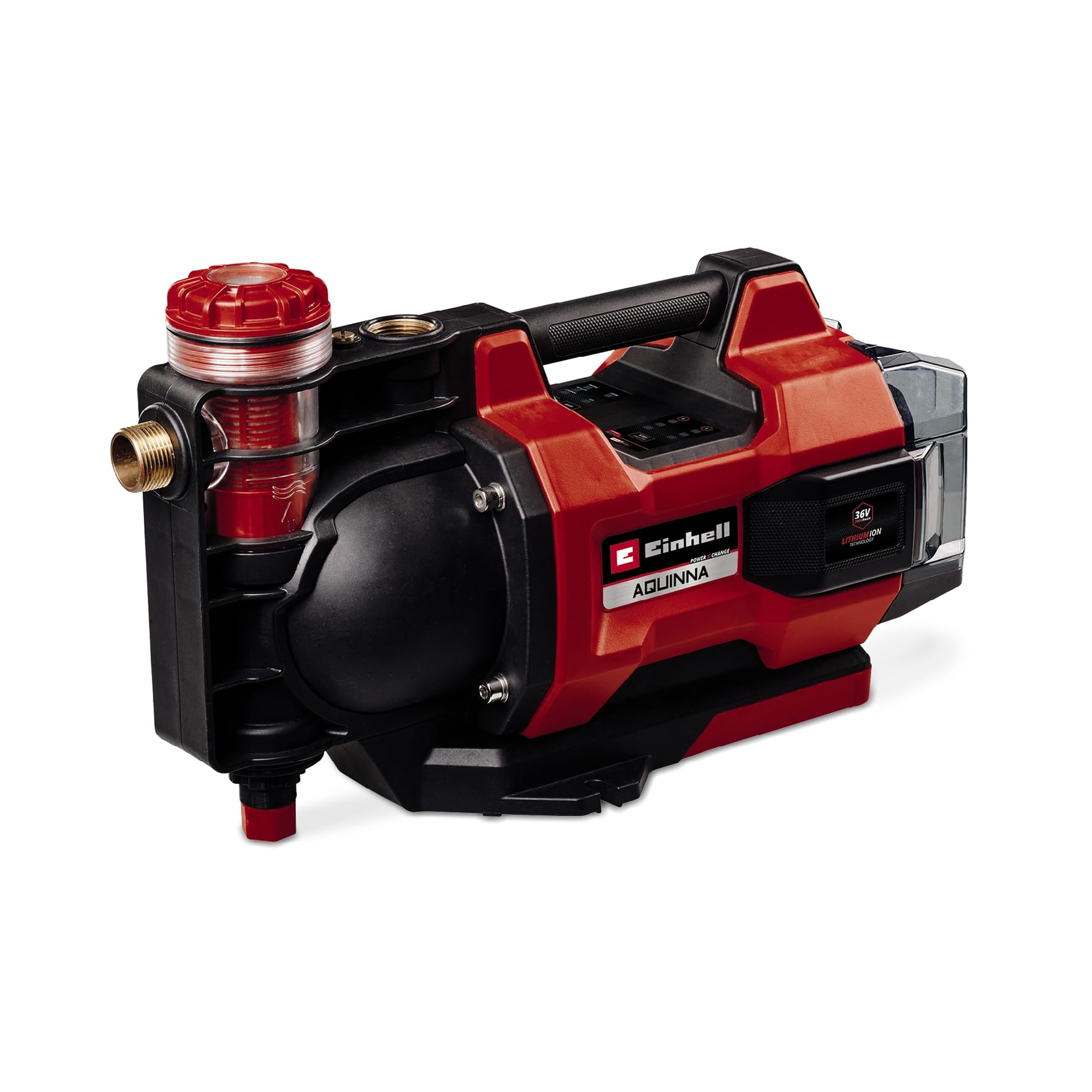 Einhell Aquinna 3638 F LED Automatic Power X-Change - Automātiskais akumulatora dārza sūknis, 36 V
