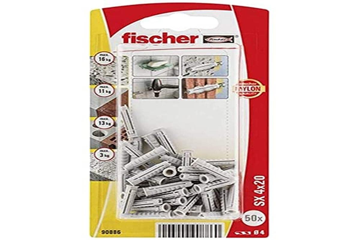Fischer SX 4x20 K - neilona dībeļi, 50 gab.