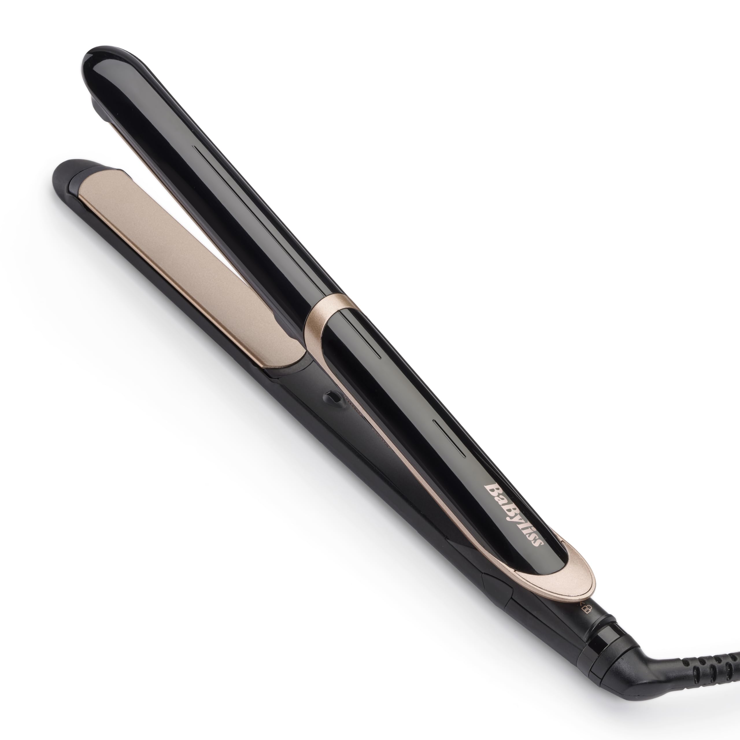 BaByliss Super Smooth ST393E - Matu taisnotājs ar anti-frizz jonu tehnoloģiju un keramikas plāksnēm