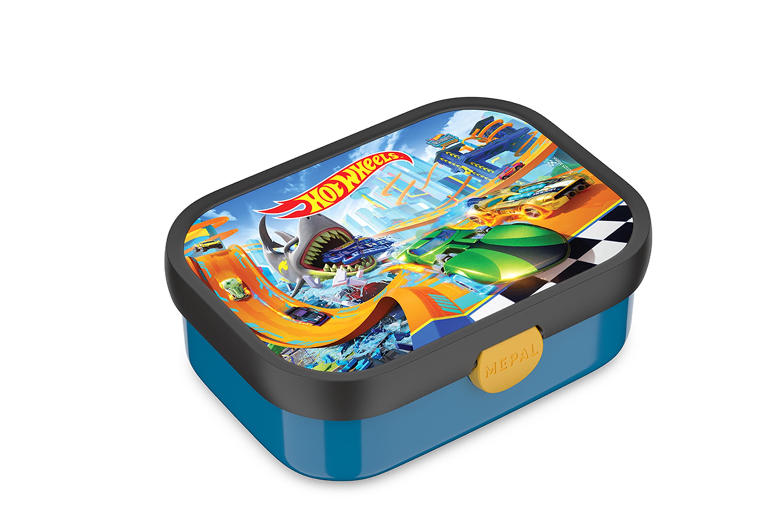 Mepal Bento Box Campus Hot Wheels - Pusdienu kaste ar nodalījumiem un dakšiņu