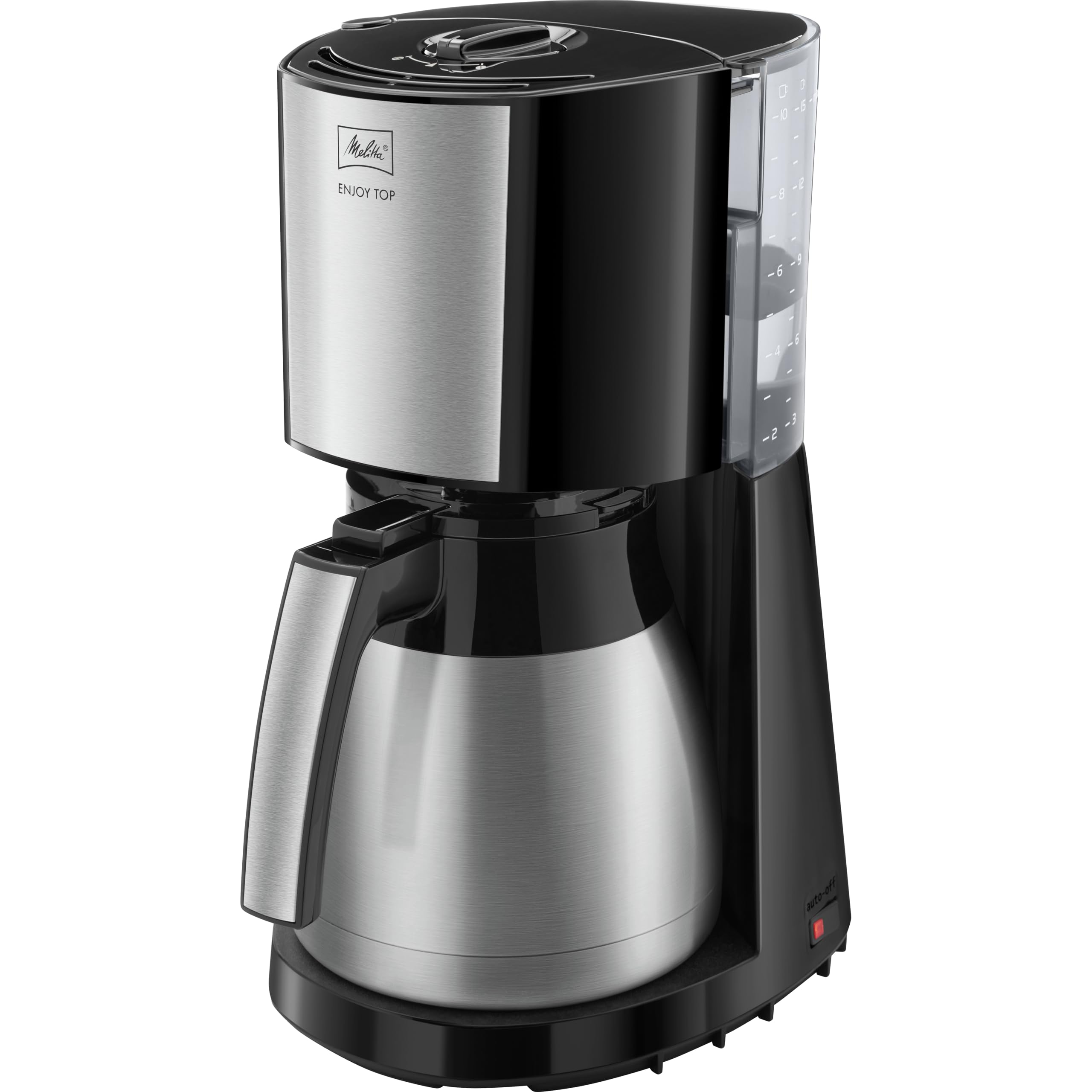 Melitta Enjoy Top Therm 1017-08 - Piliena kafijas automāts ar termokrūzi un AromaSelector funkciju, 1000W