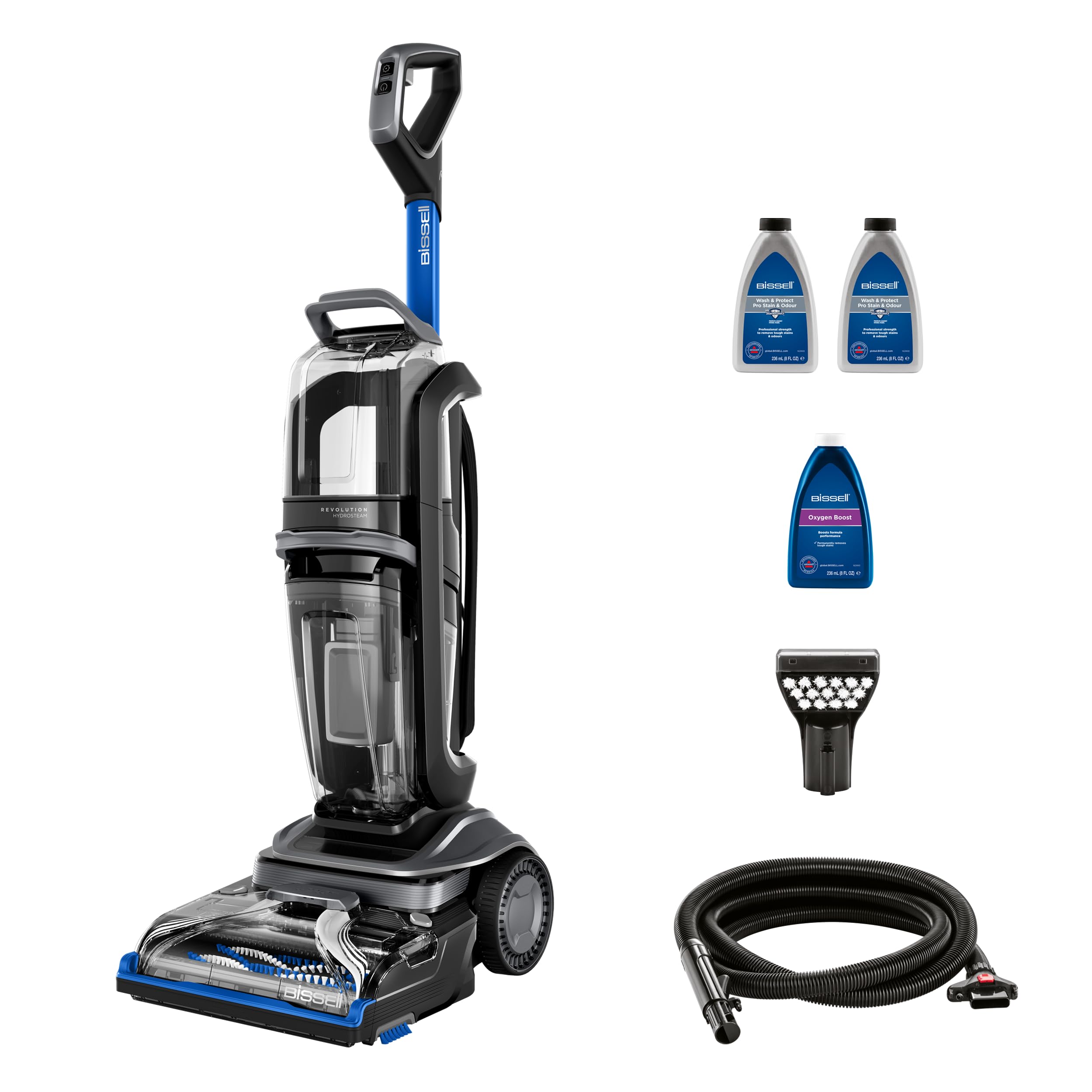 BISSELL Revolution HydroSteam 3670N - Paklāju tīrītājs ar tvaika tehnoloģiju, 1300W