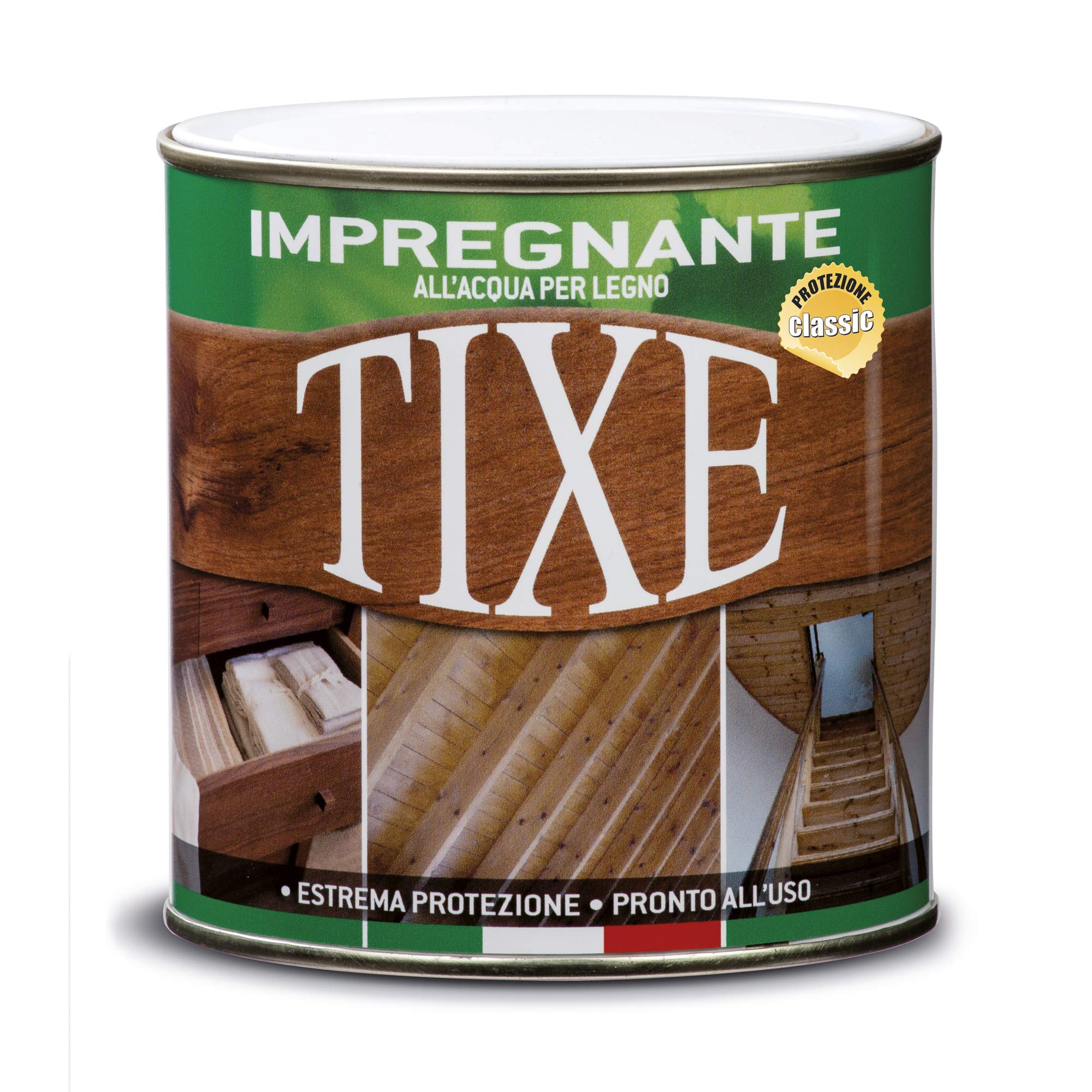 TIXE 630.606 - Ūdens bāzes koka impregnants ar UV aizsardzību, tumšs valrieksts, 750 ml