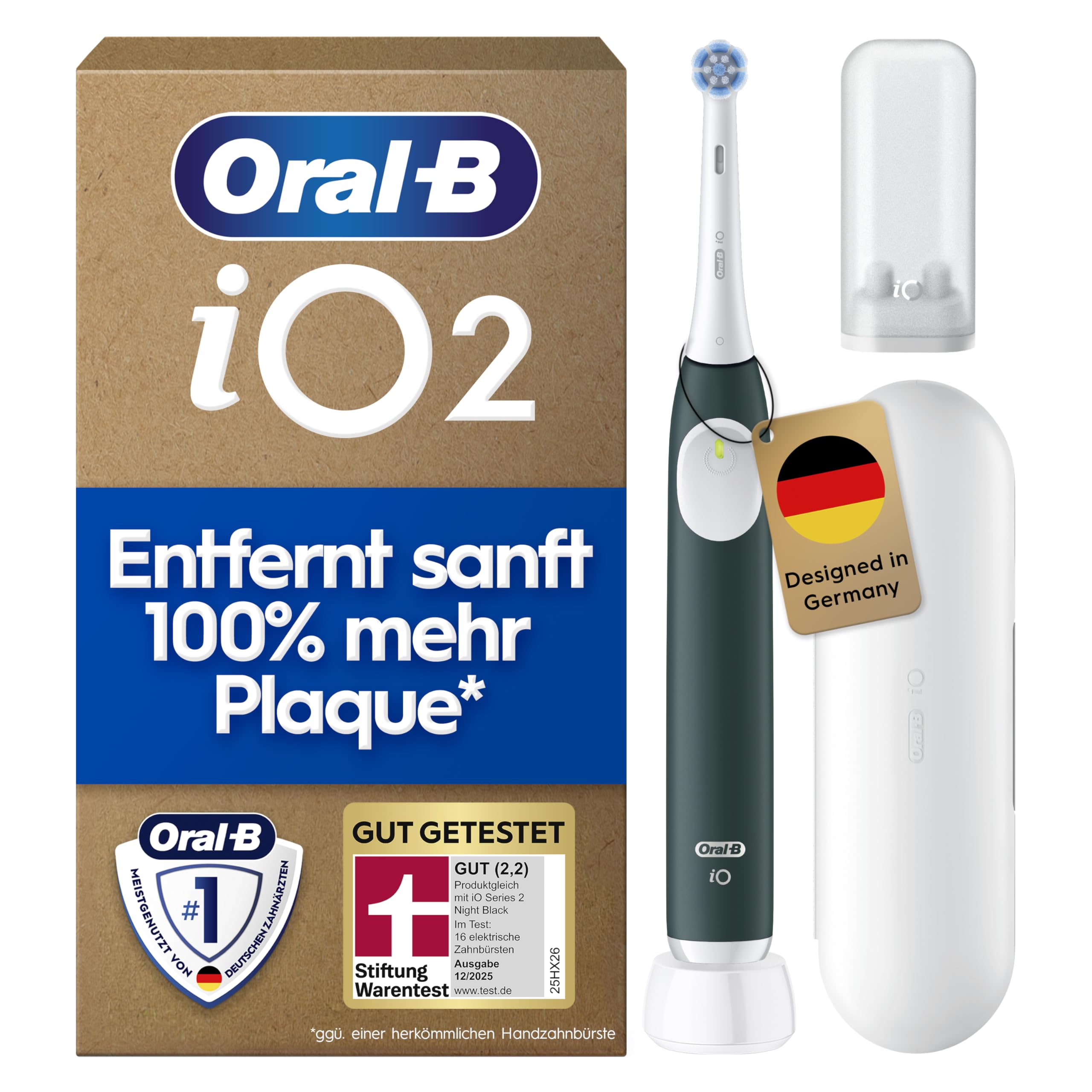 Oral-B iO Series 2 - elektriskā zobu birste pieaugušajiem ar 3 tīrīšanas režīmiem