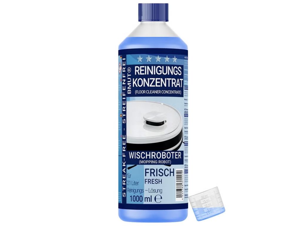 BMUT FRESH - Koncentrēts mitrās tīrīšanas līdzeklis robotu putekļu sūcējiem, 1L
