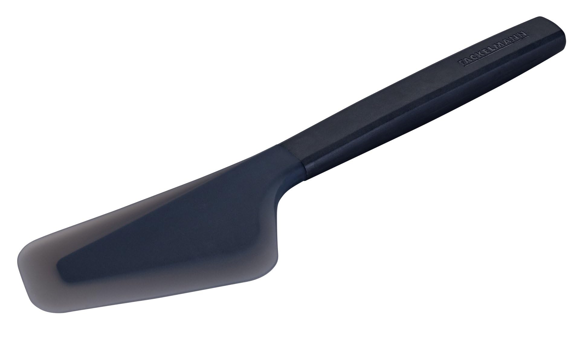 Fackelmann 25284 Flexiwender - silikona lāpstiņa ar ergonomisku rokturi, 29 cm, melna/pelēka