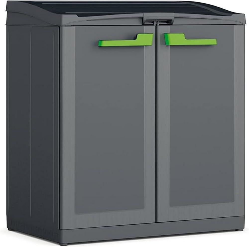 Keter Moby Recycling - Plastmasas skapis atkritumu šķirošanai, 90 x 55 x 100 cm