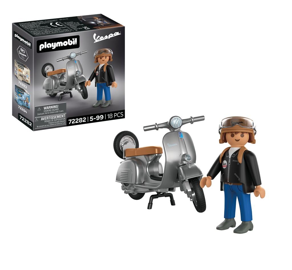 Playmobil 72282 - Jubilejas izdevums sudraba retro dizainā ar figūru, ķiveri un uzlīmju lapu