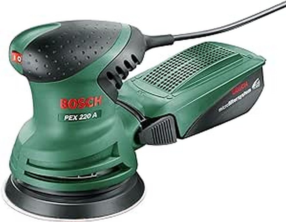 Bosch 0603378000 - ekscentra slīpmašīna ar 1 abrazīvo disku, 220 W