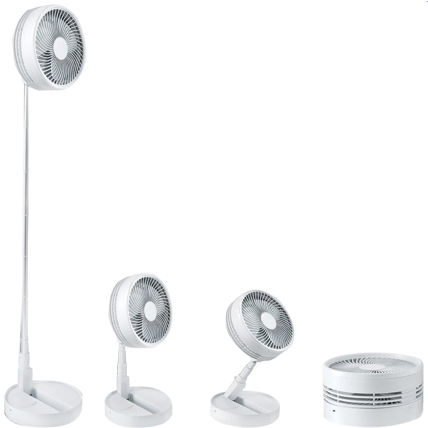 Generic WH4618 - Salokāms un parvietojams bezvadu ventilators, uzlādējams ar USB