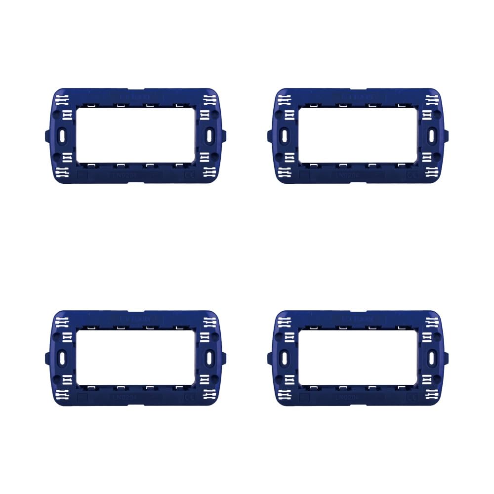 ElektroNova LN0204E4FBA - 4 vietu atbalsts saderīgs ar BTicino LivingLight, 4 gab. iepakojumā