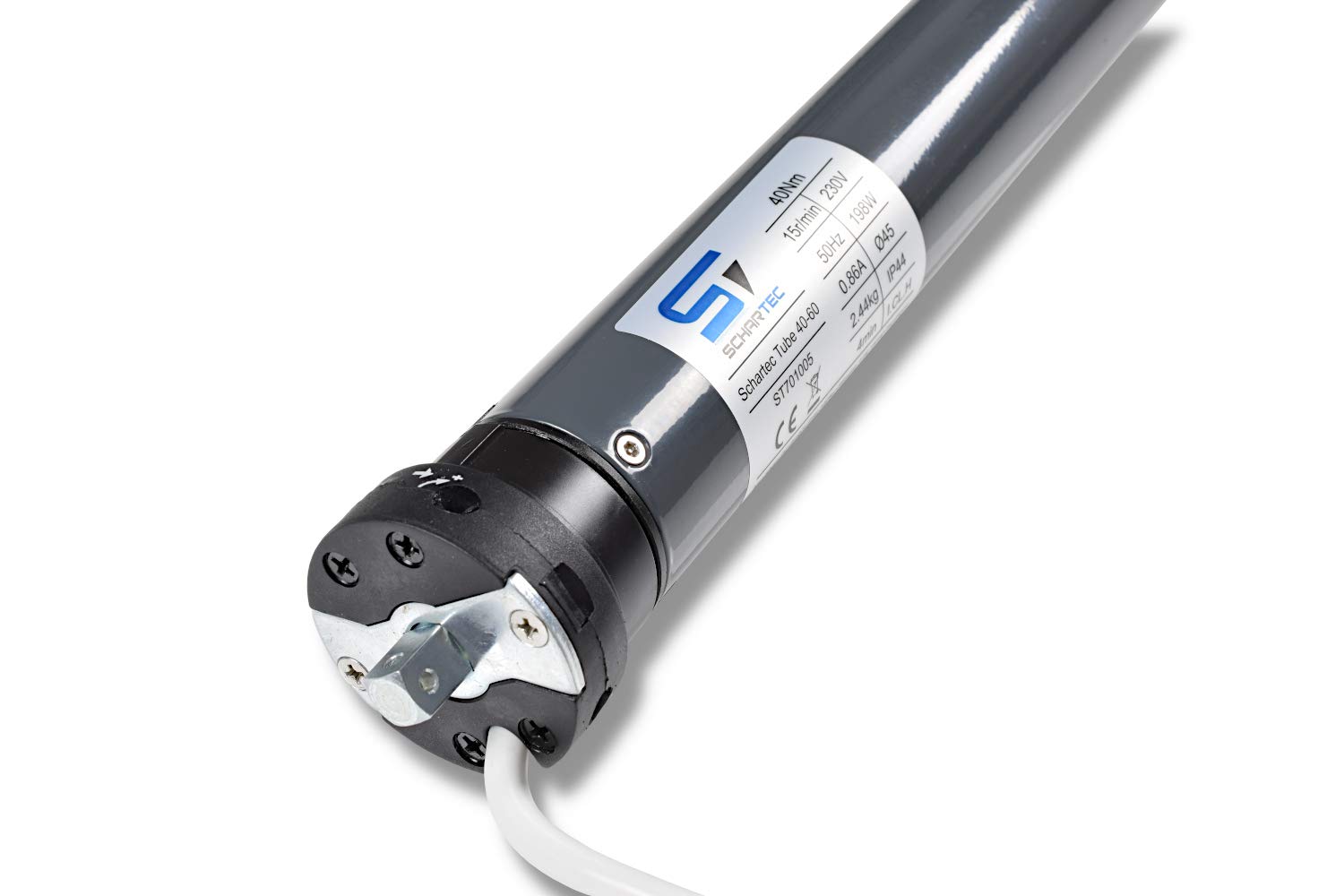 Schartec Tube 40-60 - Profesionālais caurules motors rullo žalūzijām ar 60 mm vārpstu