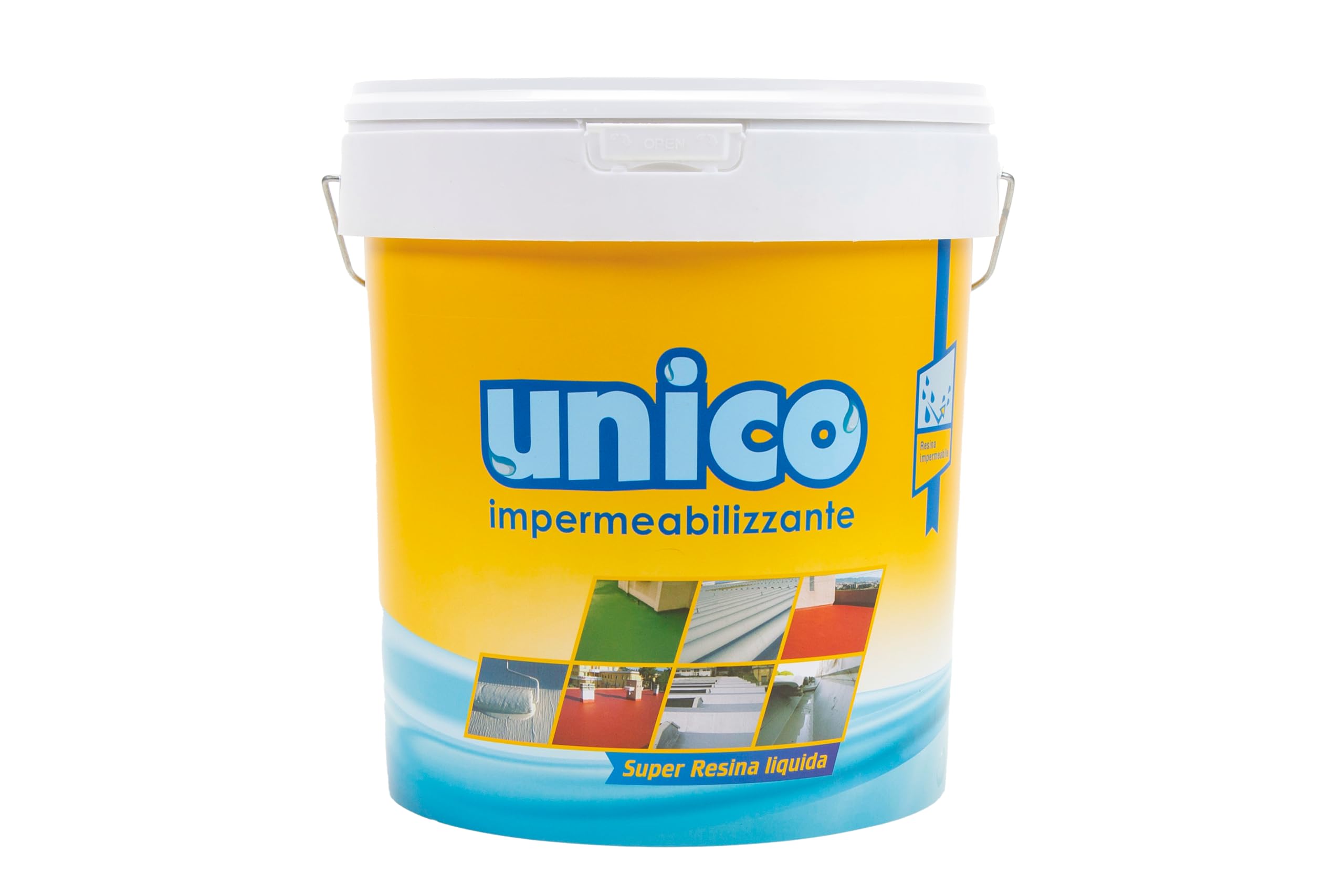 ICOBIT Unico G1A100801B - Šķidra ūdensnecaurlaidīga sveķu masa, balta, 1 kg