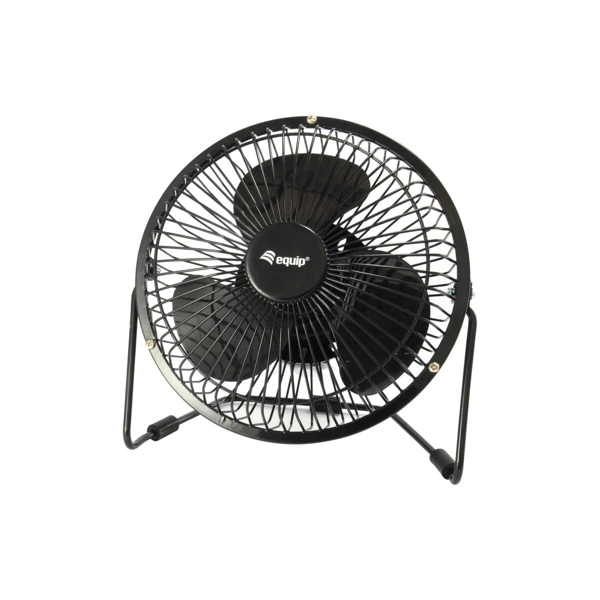 Equip 245420 - galda ventilators ar USB pieslēgumu, melns, 15 cm diametrs