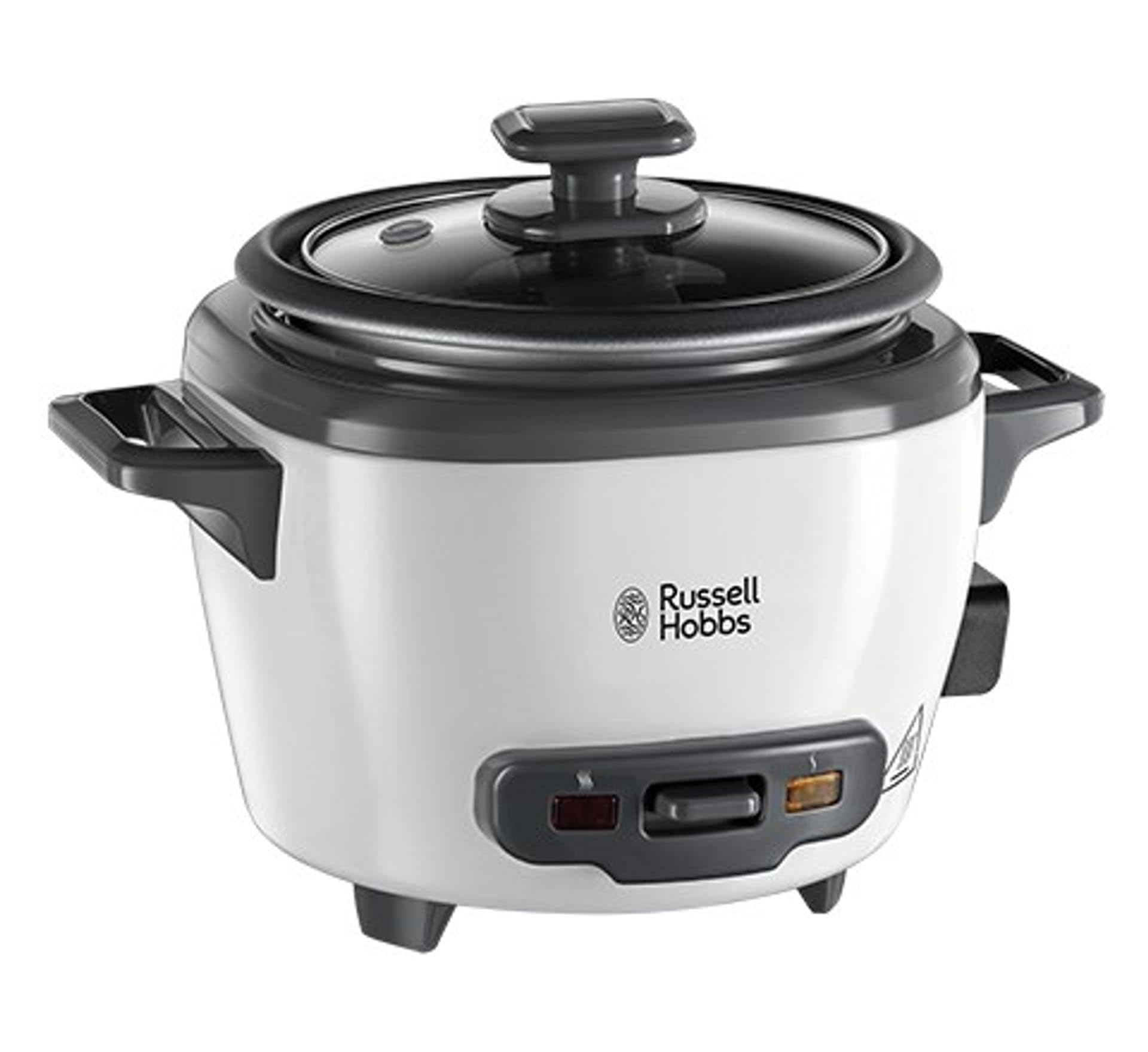 Russell Hobbs 27020-56 - mazais rīsu vārāmais katls ar tvaika režģi, 200 W, 0,4 l, balts
