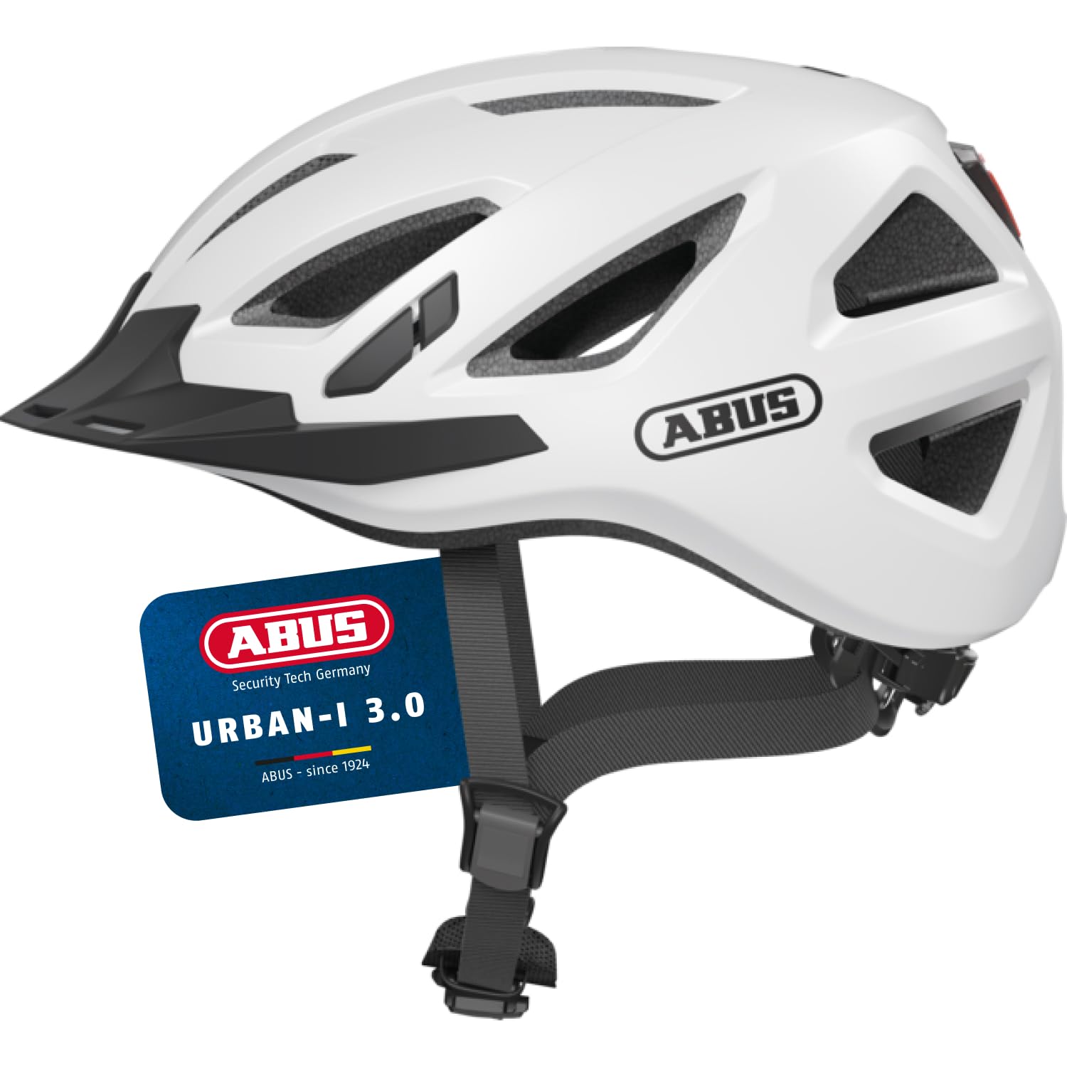 ABUS Urban-I 3.0 - Pilsētas velosipēda ķivere ar LED lukturi un magnētisko aizdari, L 56-61cm