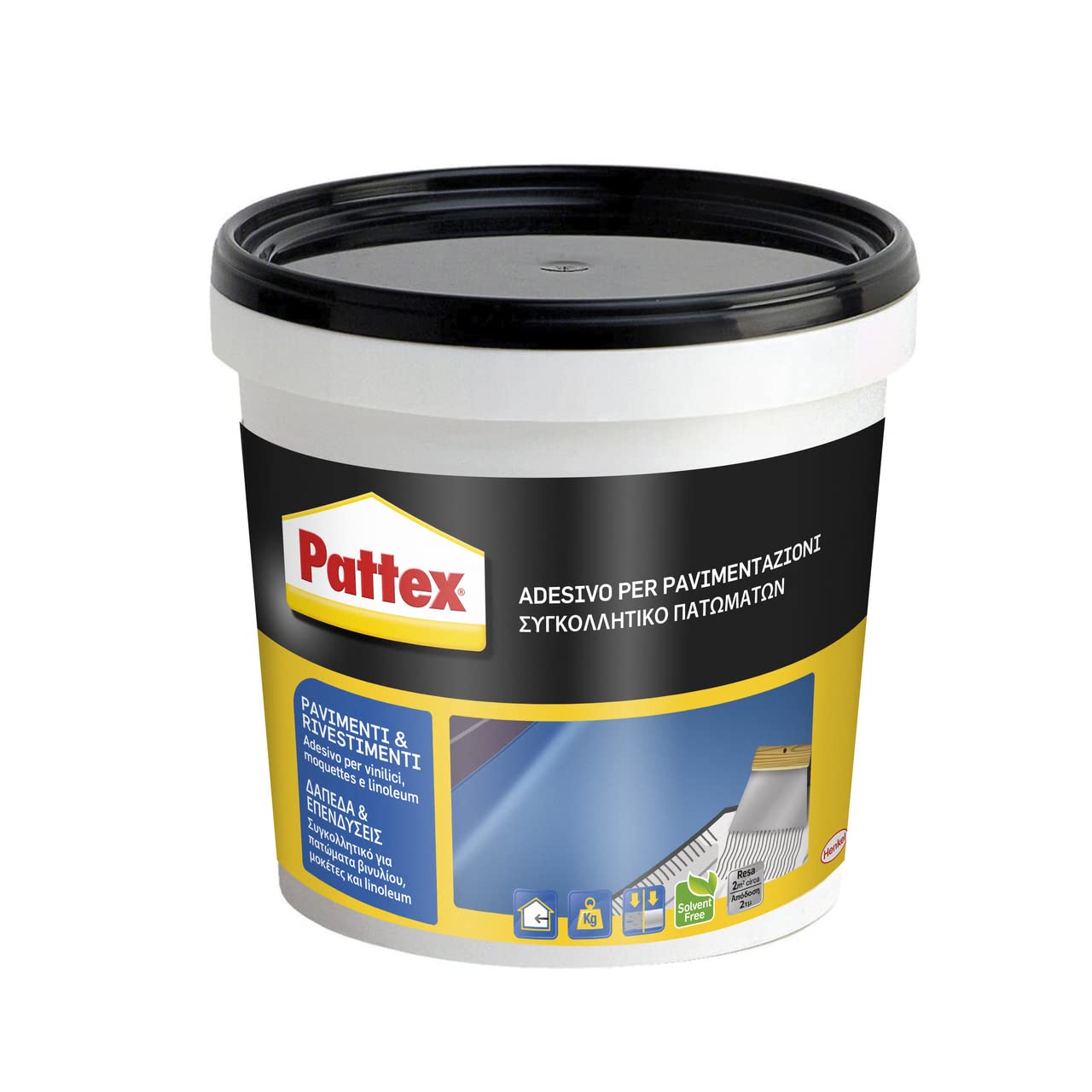 Pattex 11170 - Grīdu un sienu segumu līme 850 g., ātrās saķeres, universālā