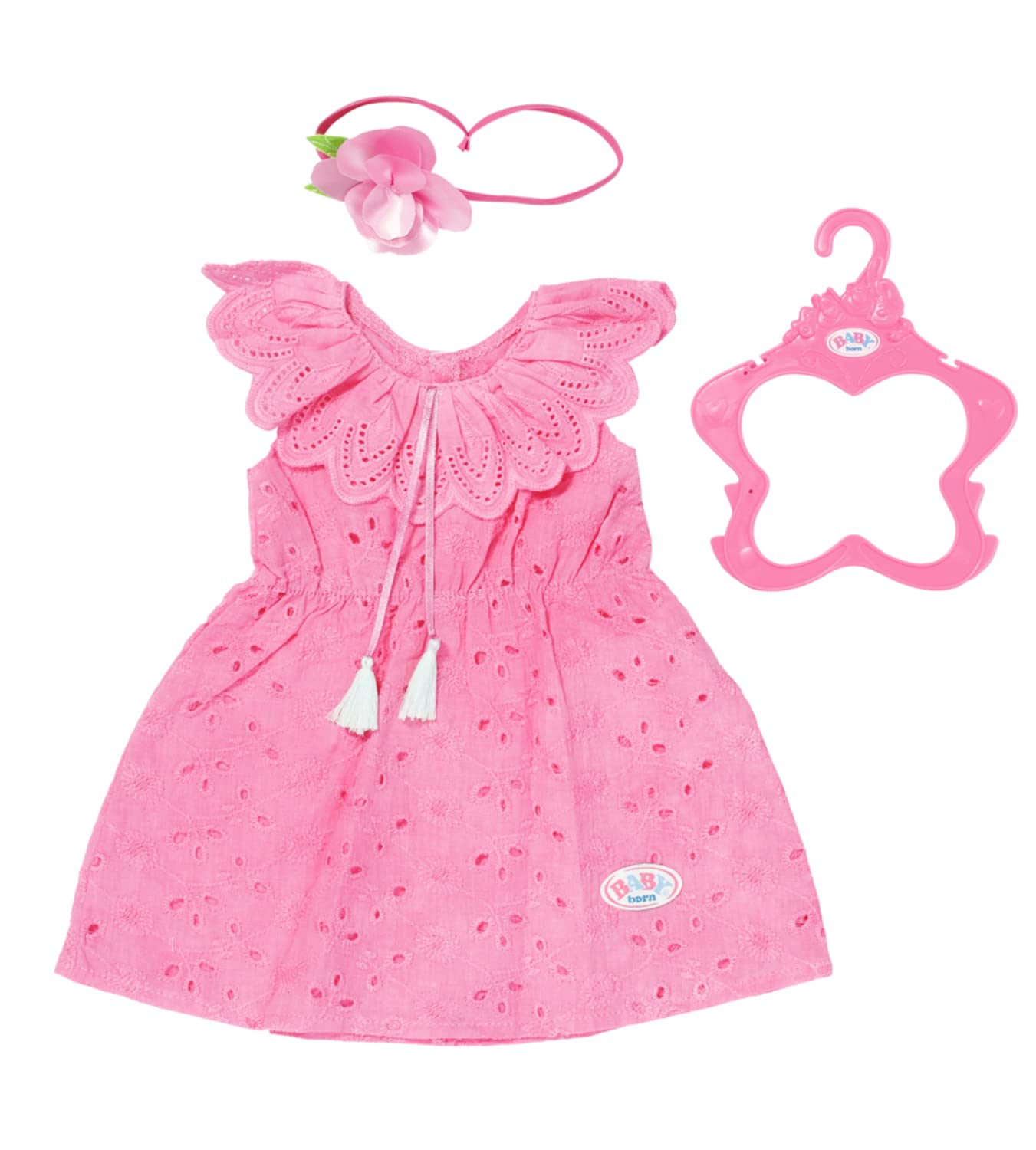 Baby Born 832684 Trendy - ziedu kleita, 43 cm lellēm