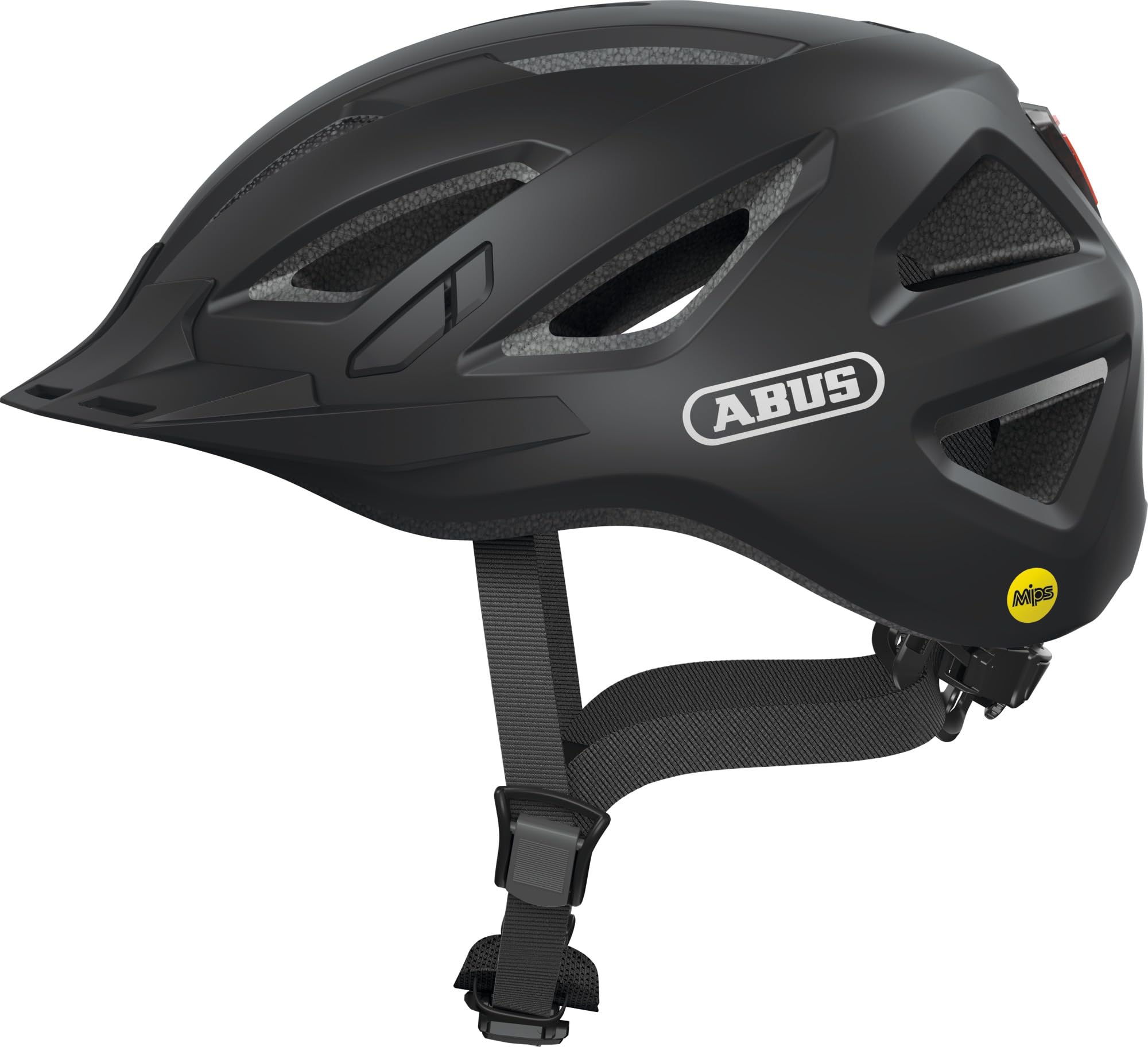 ABUS Urban-I 3.0 MIPS - Velosipēda ķivere ar LED lukturi, snībi un magnētisko sprādzi, L (56–61 cm)