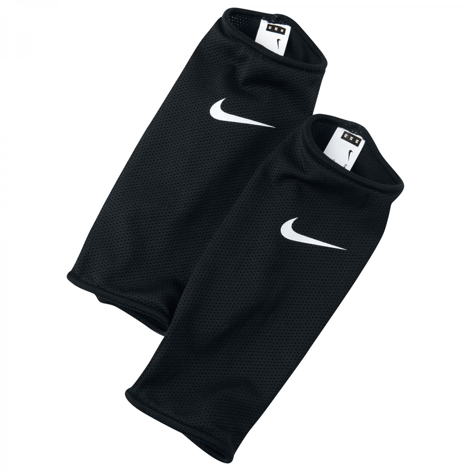 Nike Guard Lock SE0174 - Futbola kāju aizsargājošās piedurknes, melnā krāsā, S izmērs