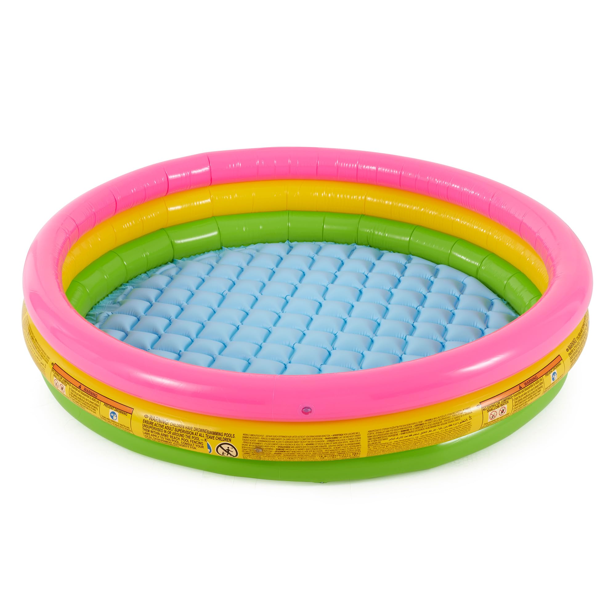 Intex 57422NP - Piepūšamais bērnu baseins ar 3 riņķiem, 147 x 33 cm