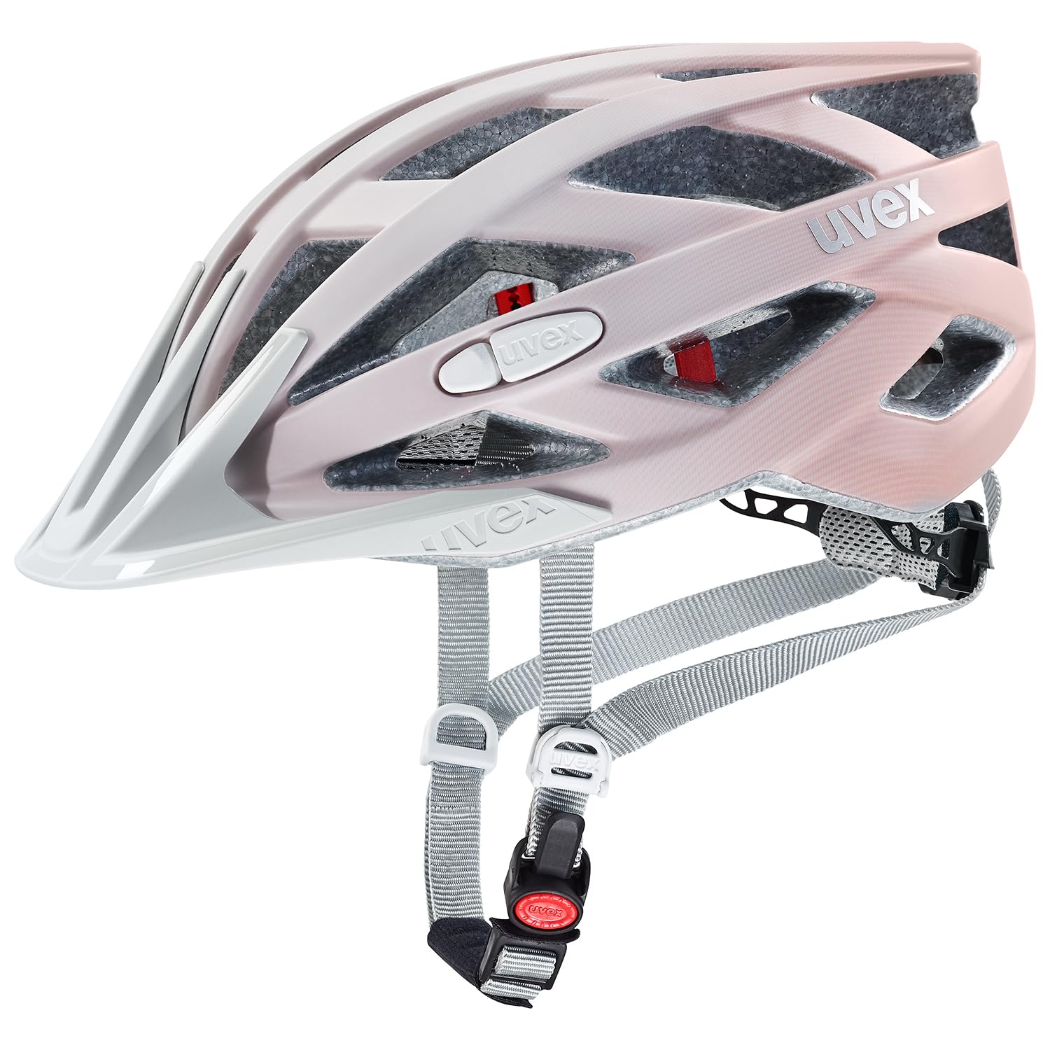 Uvex i-vo cc S413423 - Veloķivere pieaugušajiem, pelēkrozā matētā krāsā, 52-57 cm