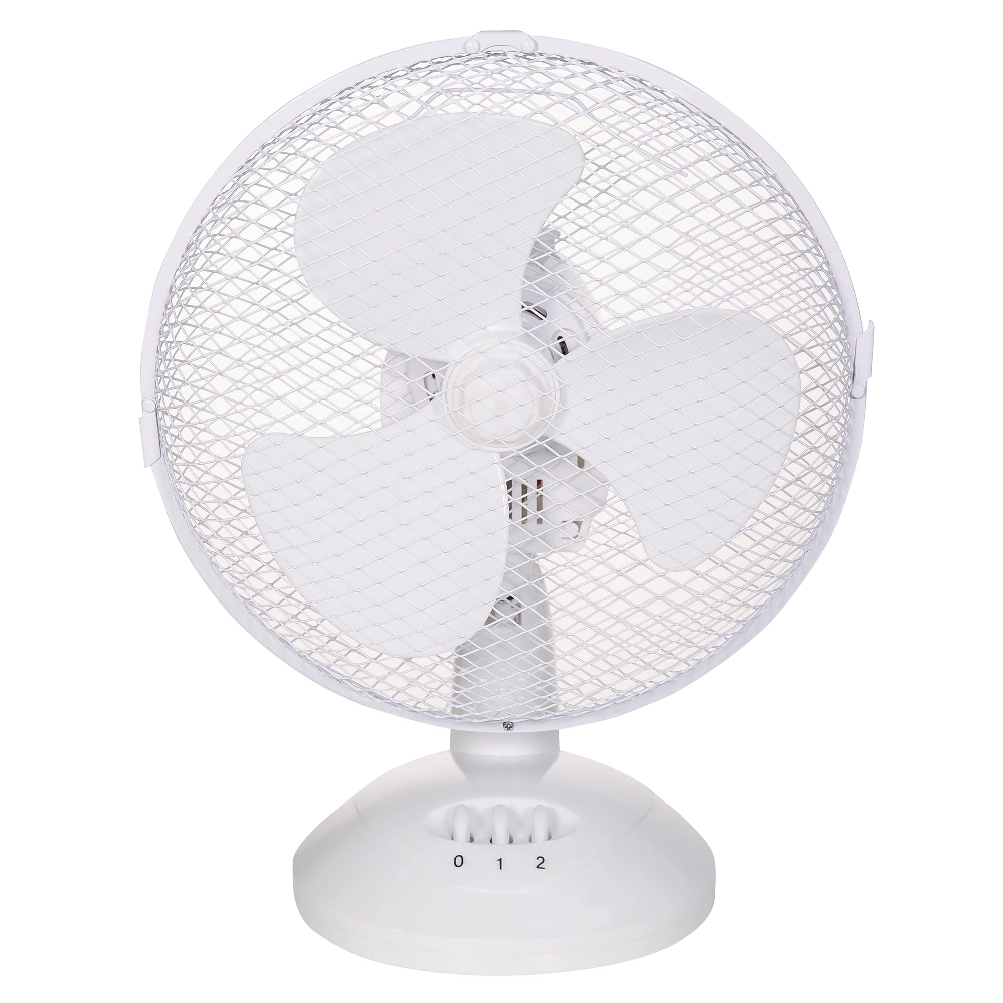Russell Hobbs  RHPDF0921-EUAZ - galda ventilators ar 90° svārstībām un 2 ātrumiem, 23 cm, balts