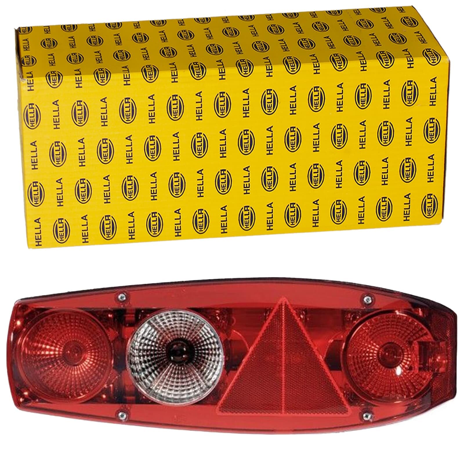 Hella 2VA 341 419-021 - aizmugurējais lukturis ar spuldzi, labais, 12V, ECE