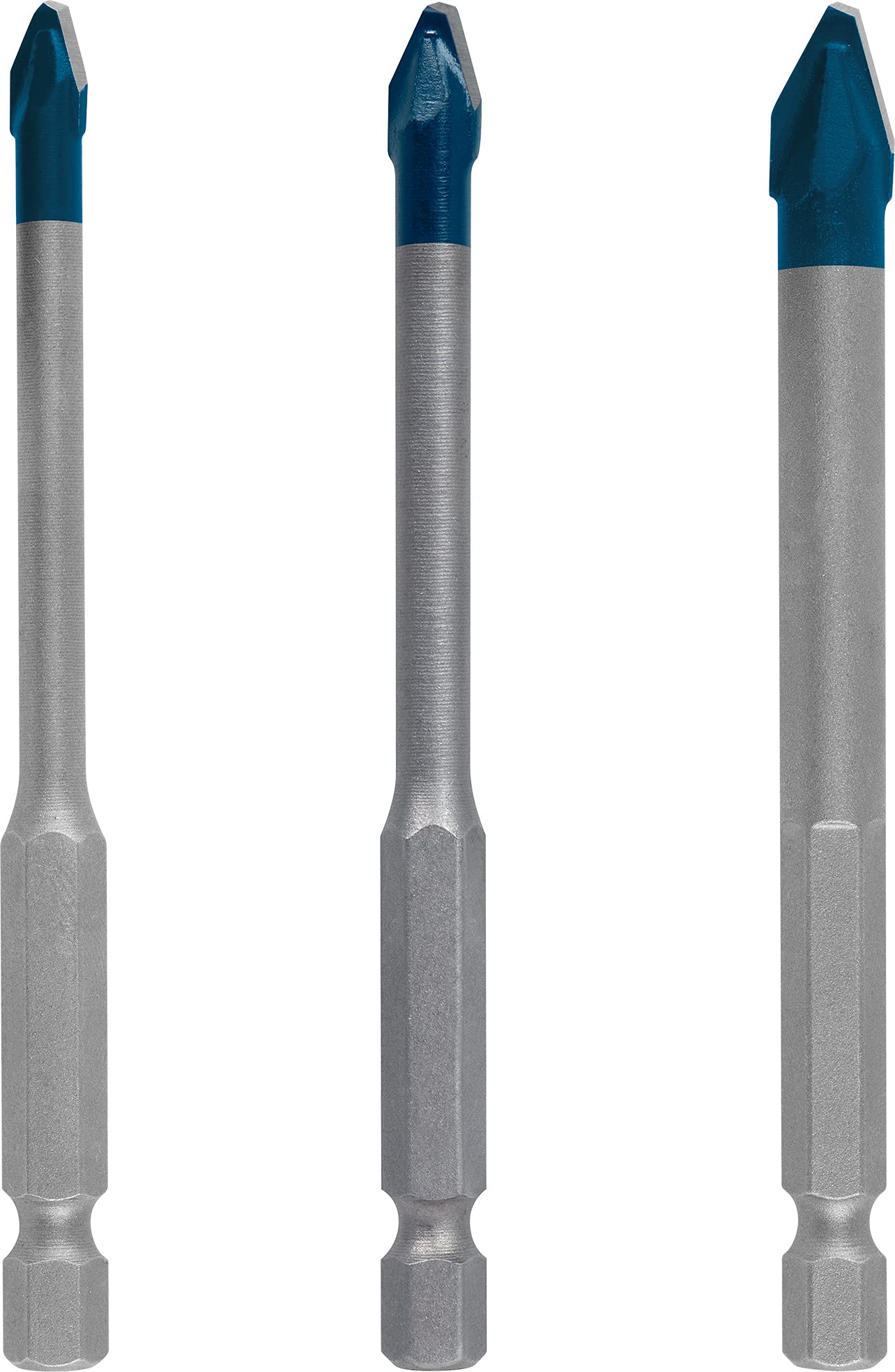 Bosch expert HEX-9 hard ceramic - Urbju komplekts cietām flīzēm 5–8 mm, 3 gab.