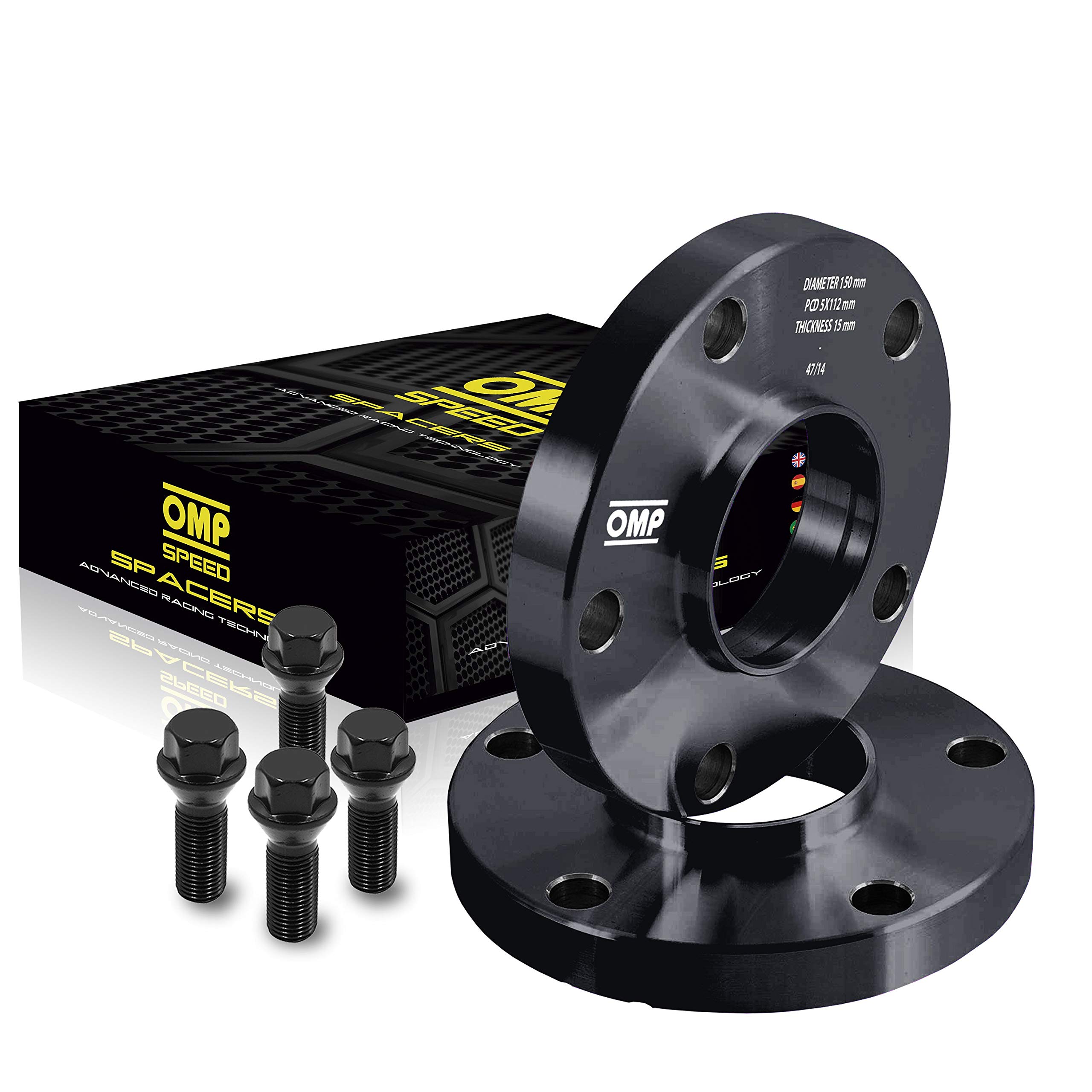 OMP OMPS08802001 - alumīnija riteņu distancieri, 20mm, 5x114.3 67.1 M14x1.5