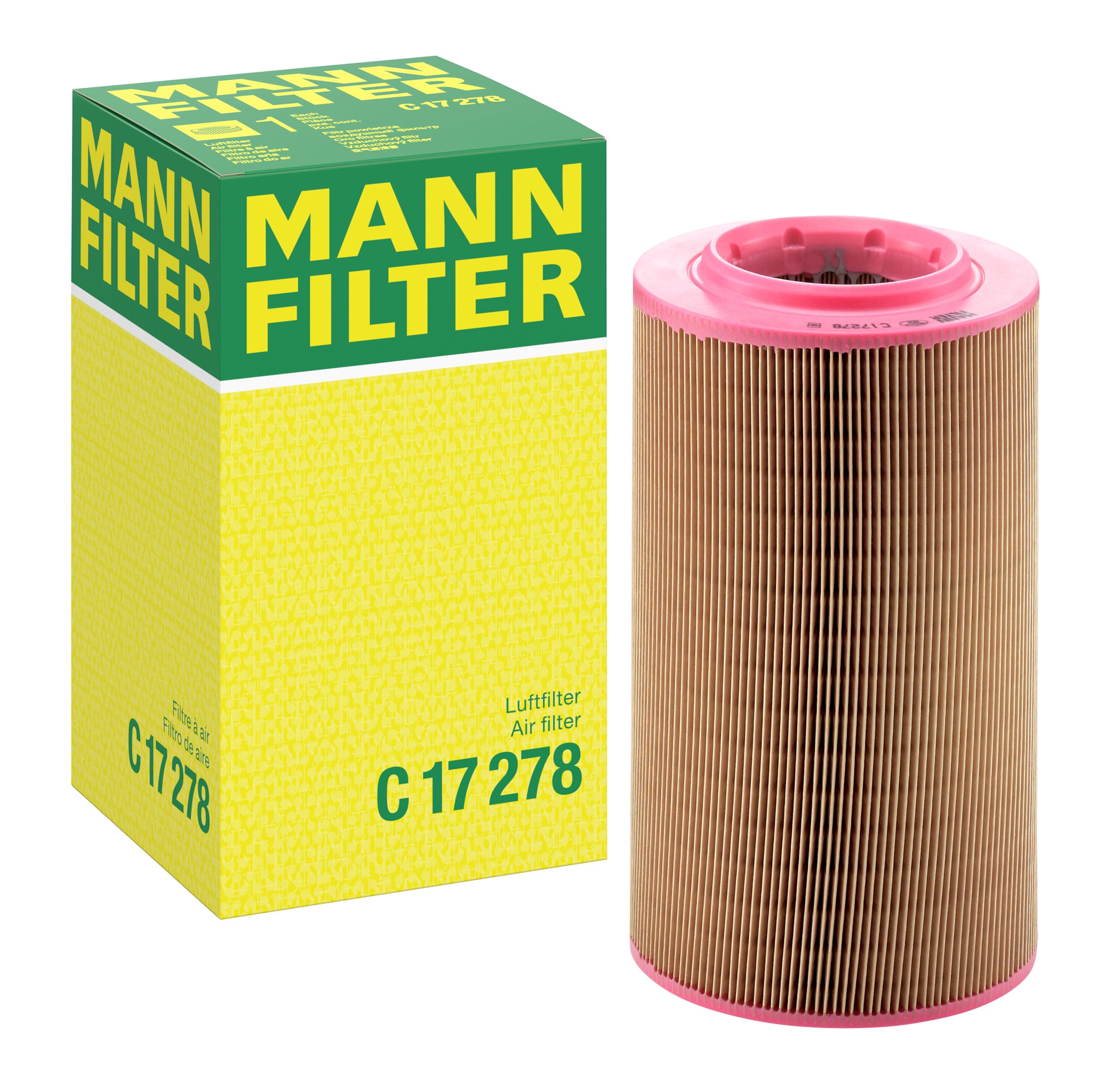 Mann-Filter C 17 278 - gaisa filtrs automašīnām ar augstu putekļu uztveršanas spēju