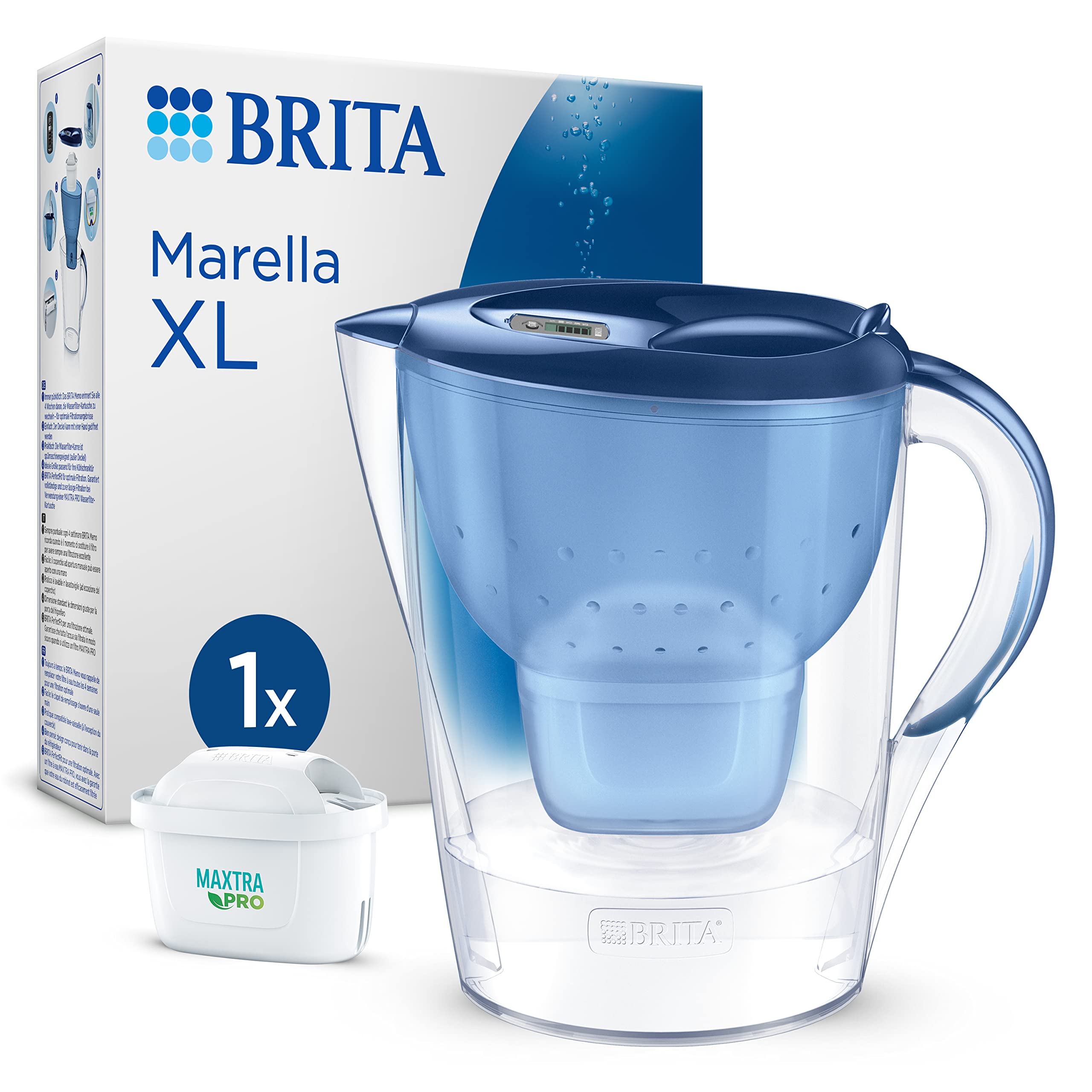 Brita Marella XL - ūdens filtrēšanas krūze ar Maxtra Pro PP filtru, 3,5 l