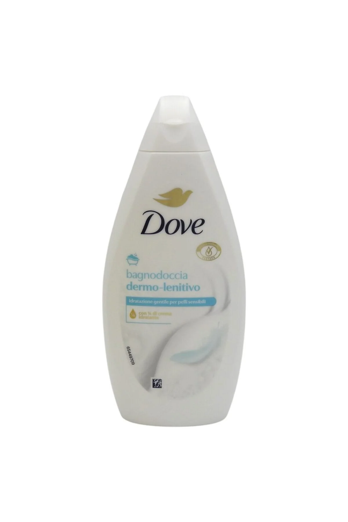 Dove dermo lenitivo - nomierinoša dušas želeja jutīgai ādai, 450 ml