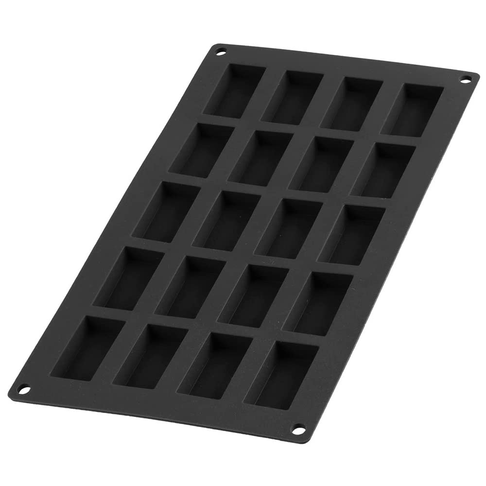 Lku 880568 - silikona forma ar 20 iedobumiem, melna