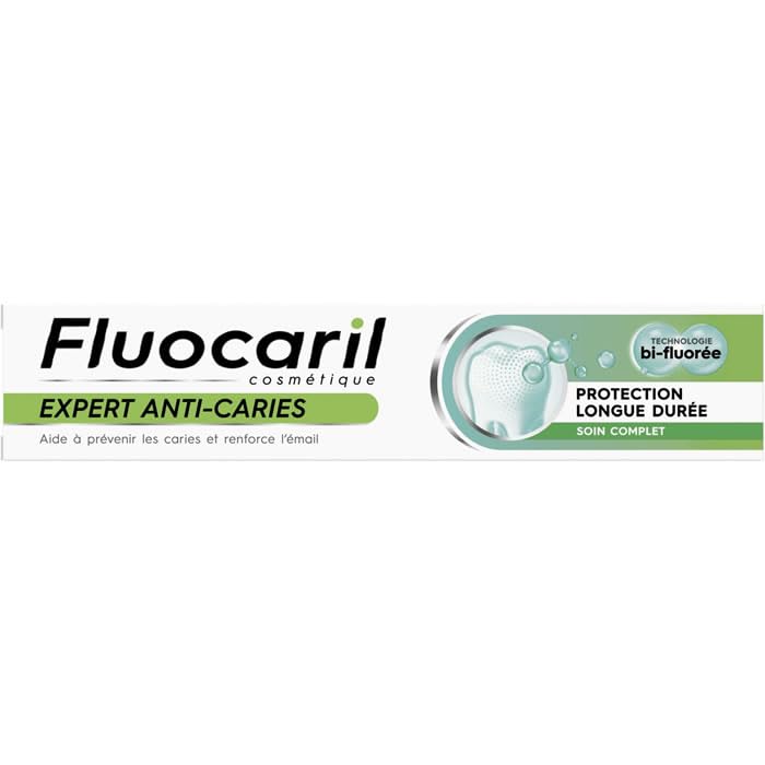 Fluocaril Expert anti caries- zobu pasta ar bi-fluor tehnoloģiju, pret kariesu, 75 ml