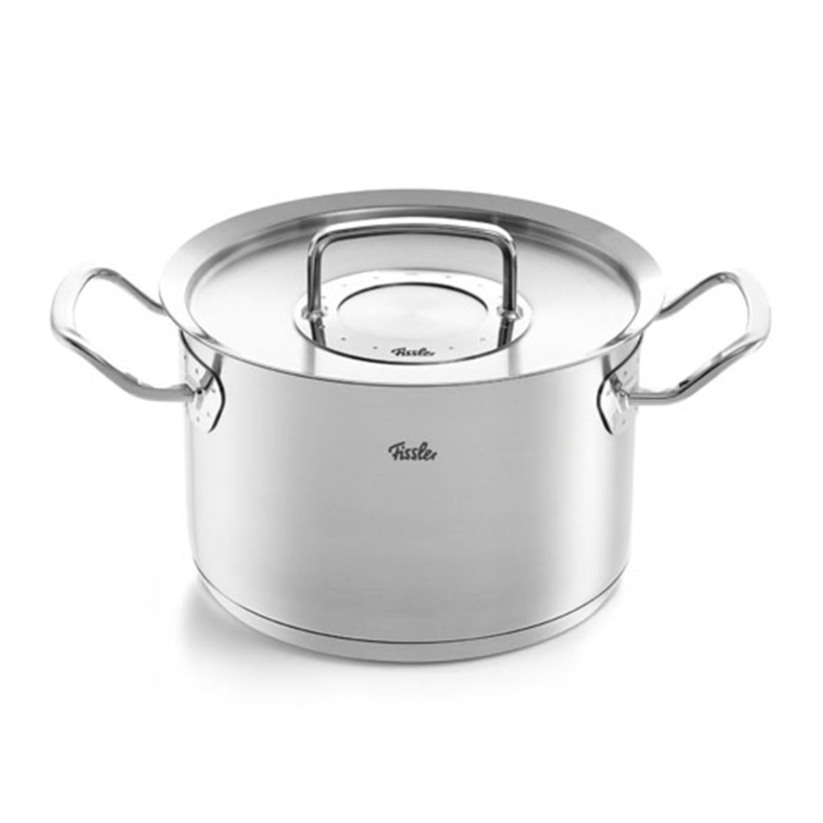 Fissler Original-Profi Collection - nerūsējošā tērauda katls ar metāla vāku, 20 cm, 4 l, indukcija