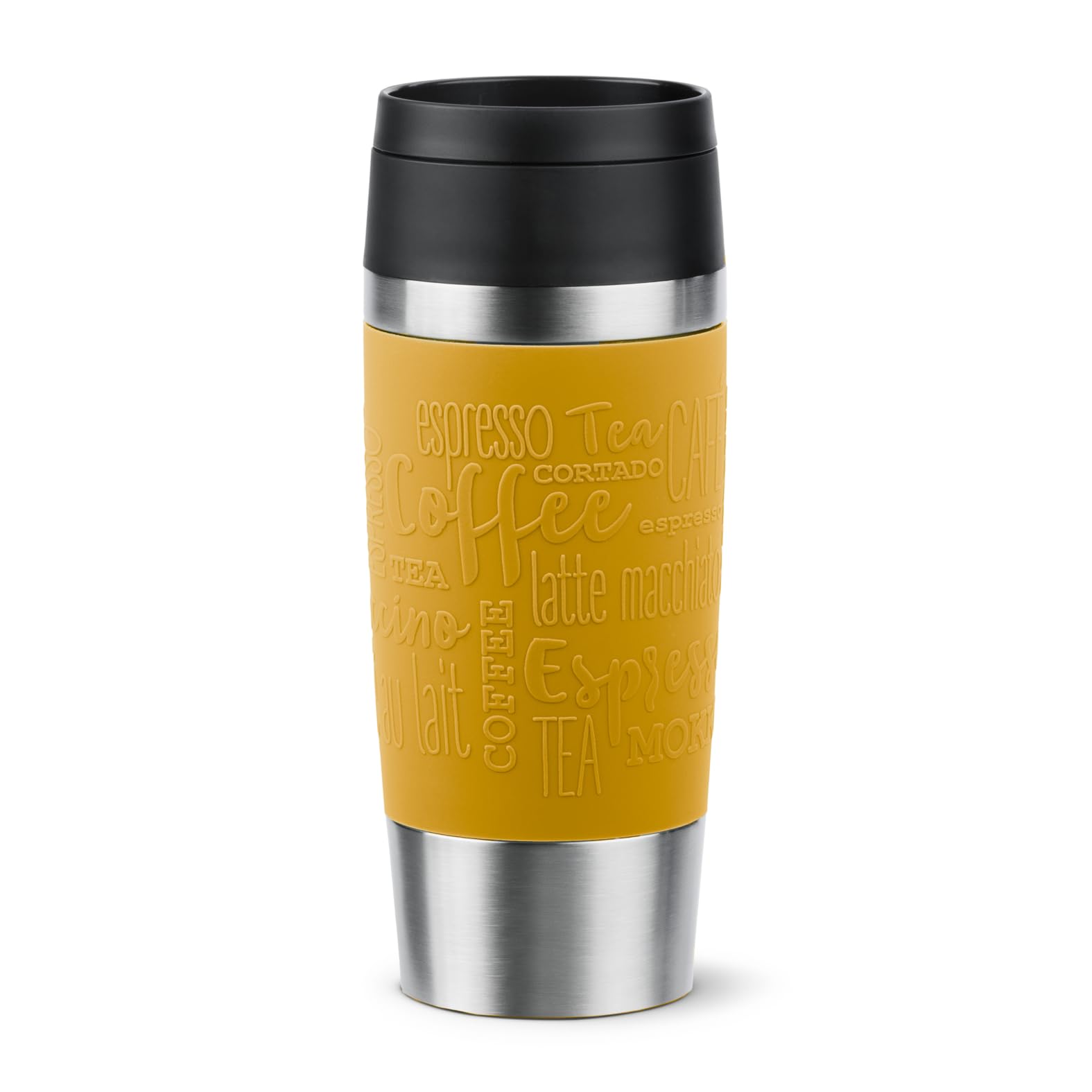 Emsa Travel Mug Classic N20208 - Termokrūze 0,36 l ar 360° dzeršanas atveri, sinepju dzeltena