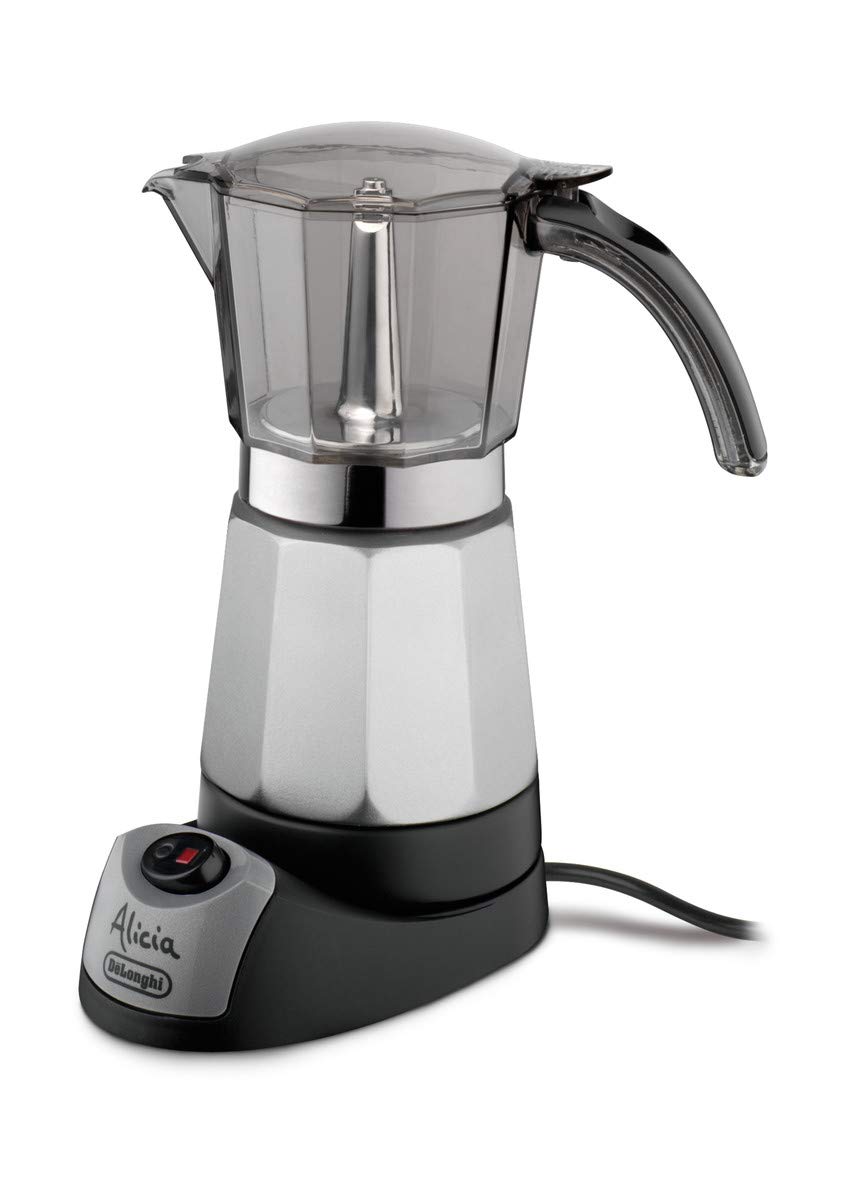 DeLonghi EMK 9 Alicia - ElektriskaItāļu espresso kafijas kanna, 9 tasēm ar silta uzturēšanas funkciju